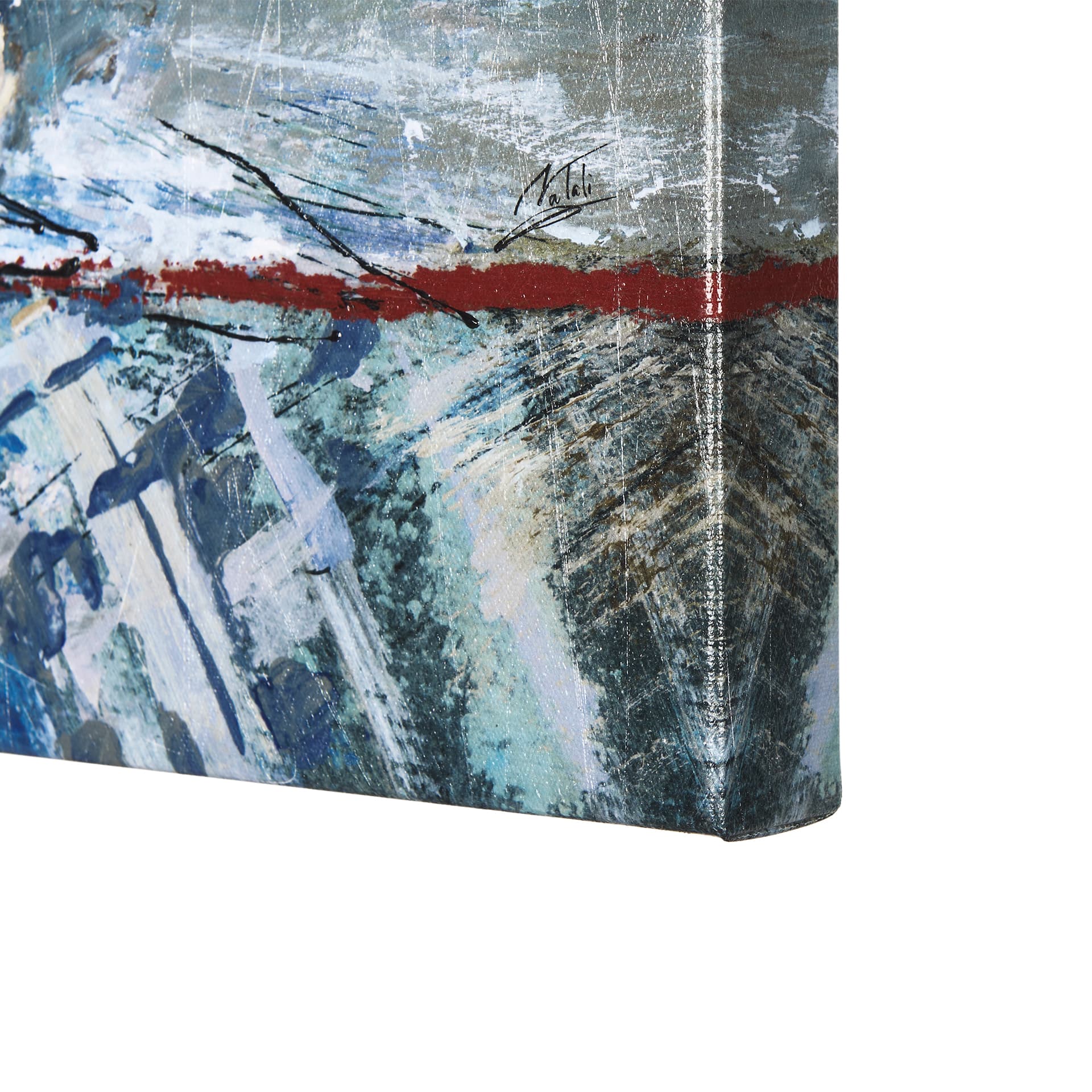 Still Life with Crock by Mercana Studio a Hand Embellished Textured Canvas — product photograph