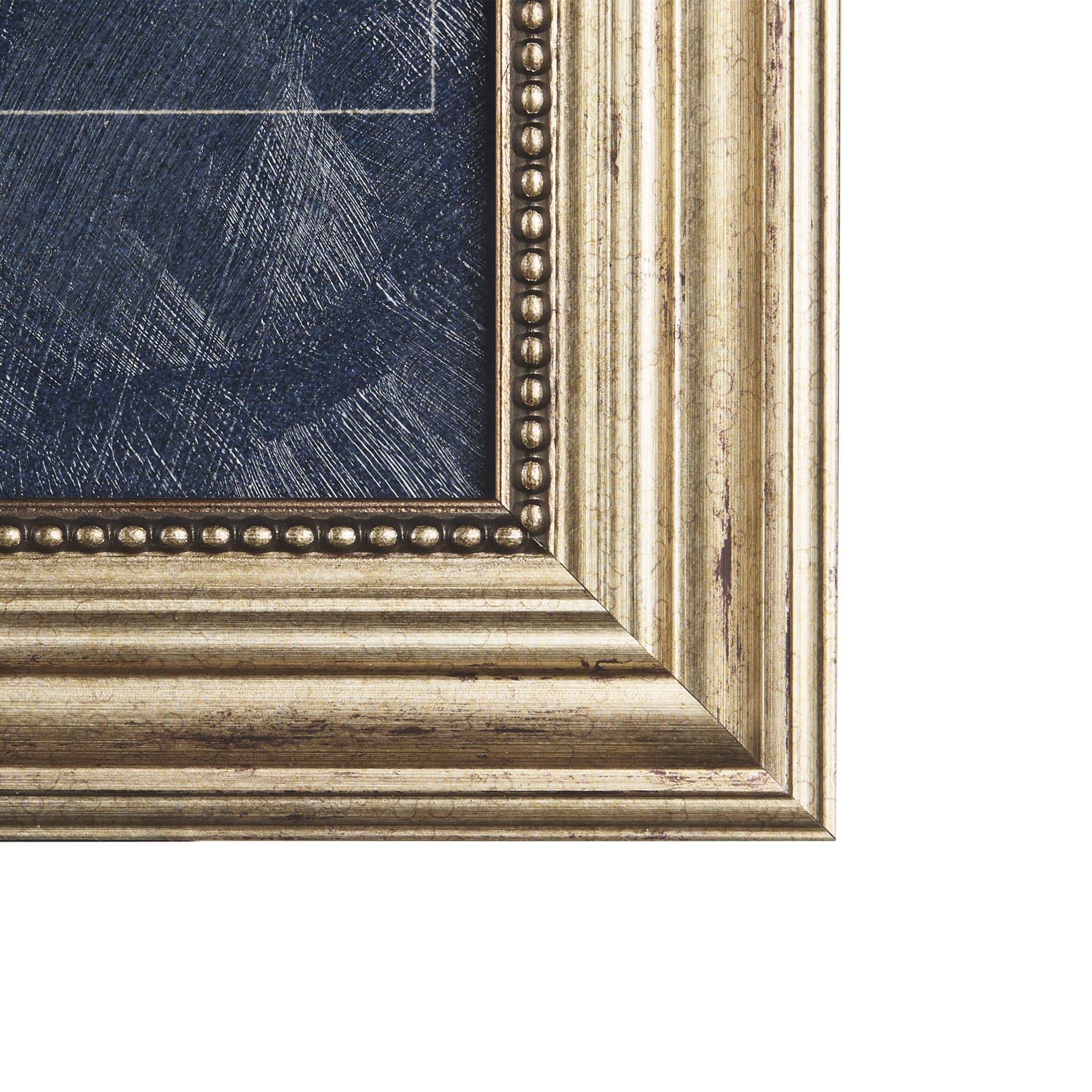 MENU II by Mercana Studio a Hand Embellished Textured Framed Art Print Matted under Glass — product photograph