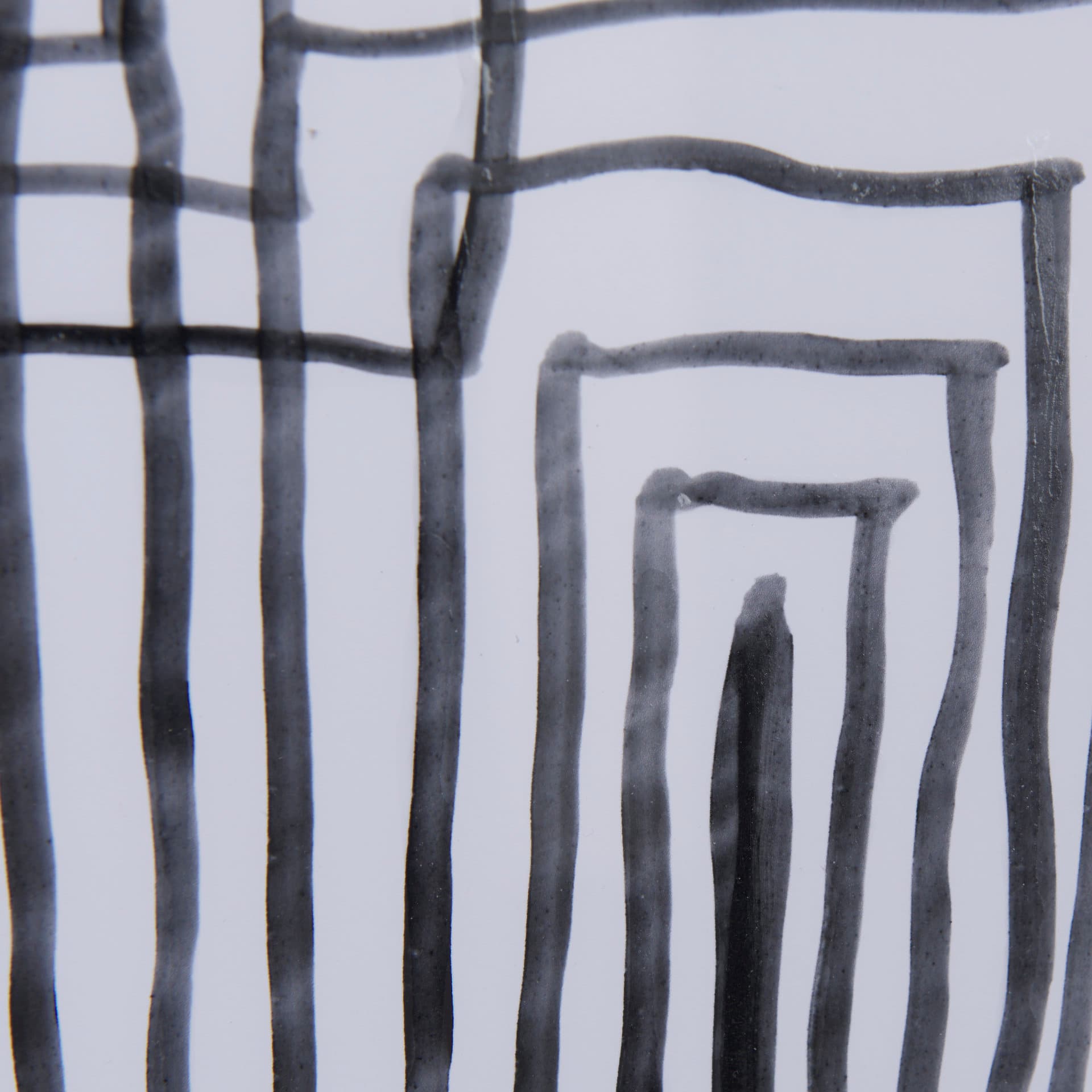 Lines II by Mercana Studio a Hand Embellished Textured Framed Art Print Matted under Glass — product photograph