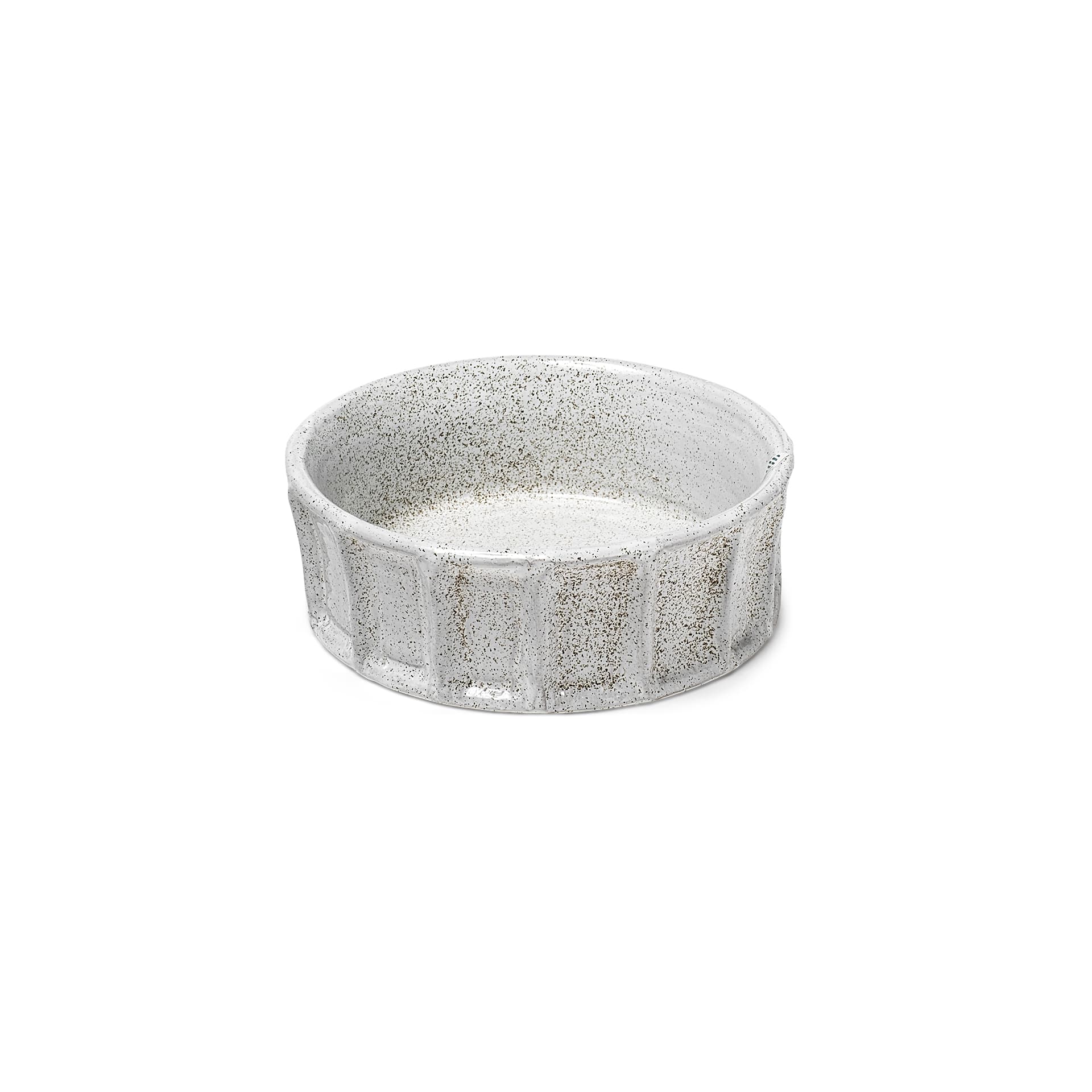 Silone (Small) 9L x 9W White Ceramic Bowl — product photograph
