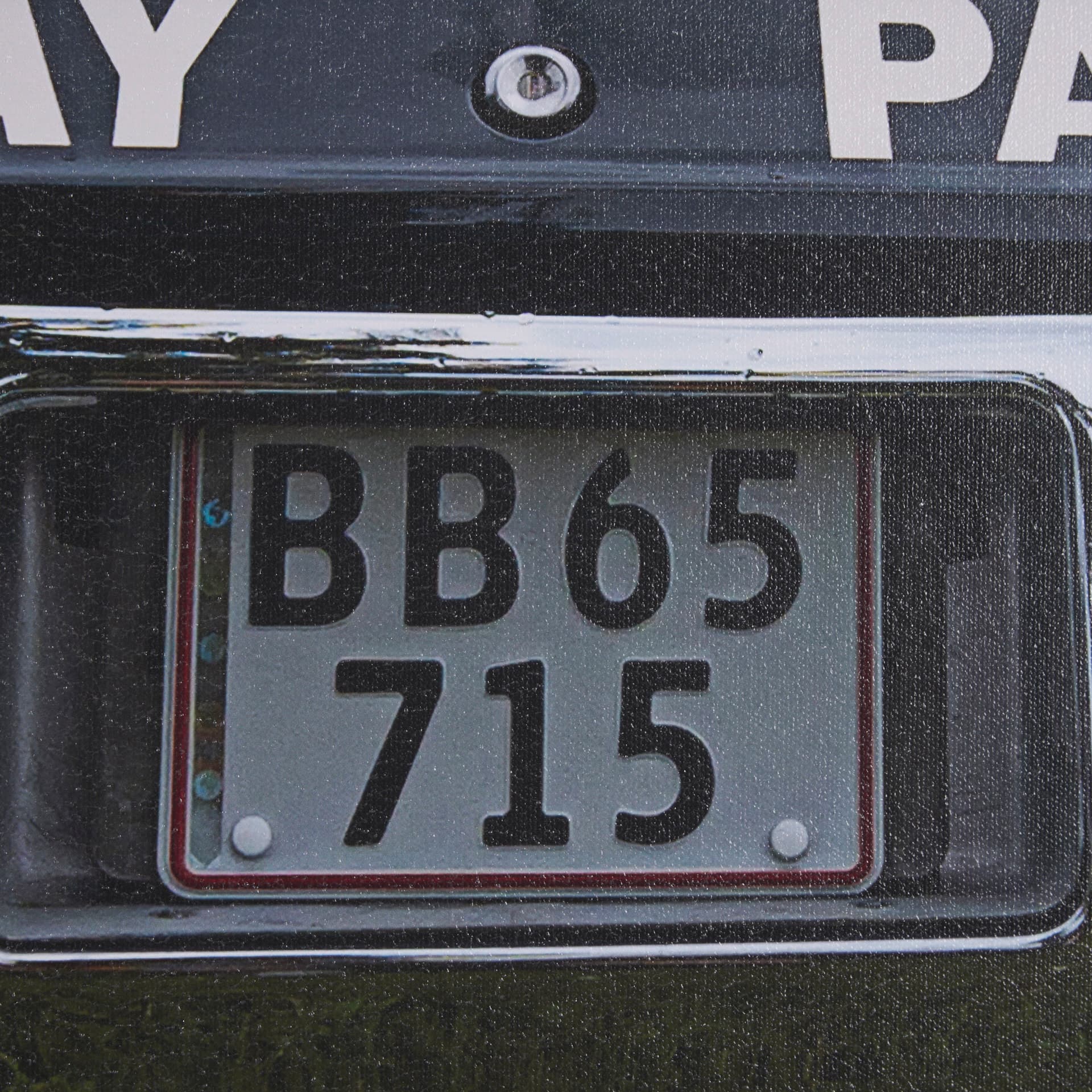 Highway Patrol II by Roland Weber a Hand Embellished Framed Photo Art Print — product photograph