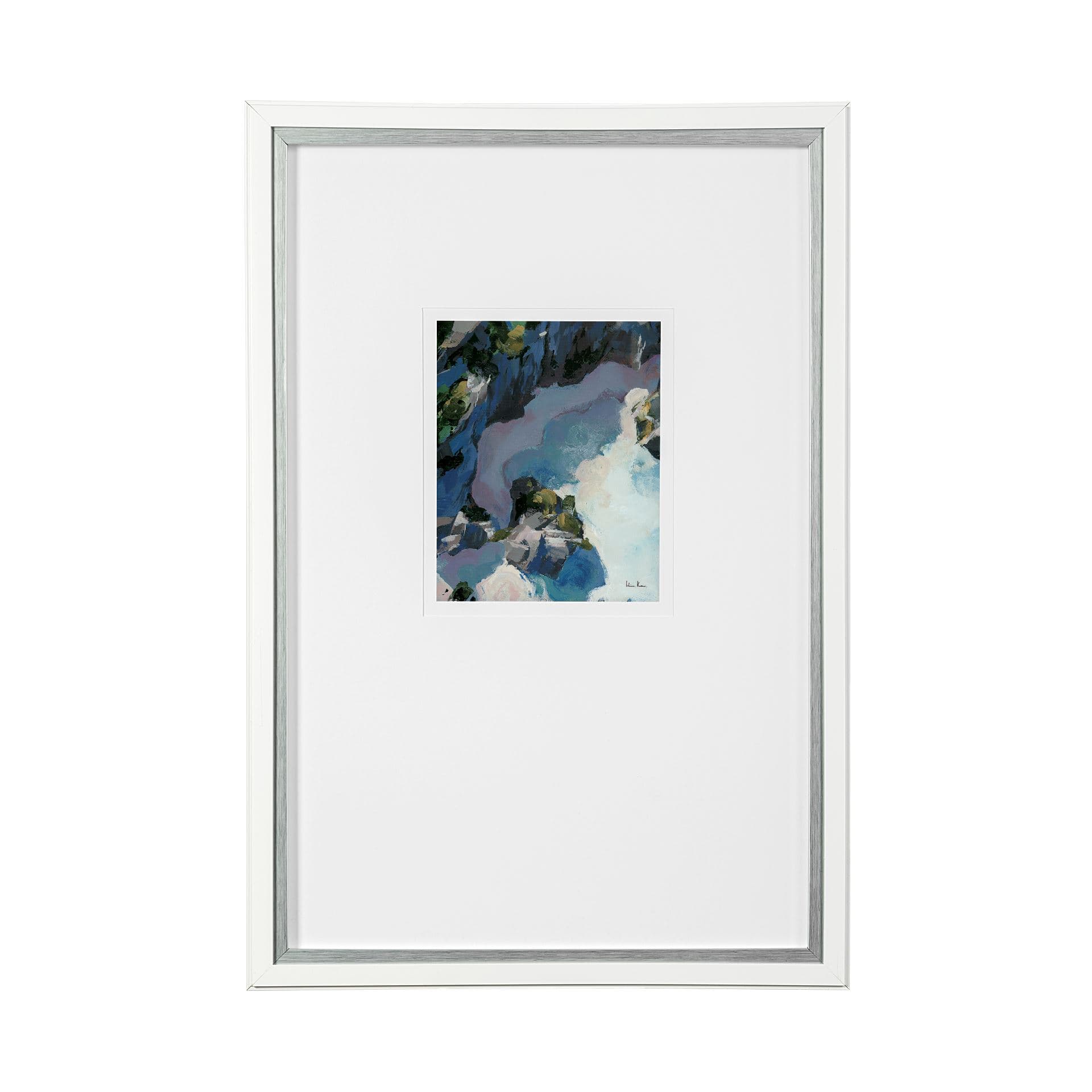 Aerial View I by Silvia Krause a Framed Art Print Matted under Glass — product photograph