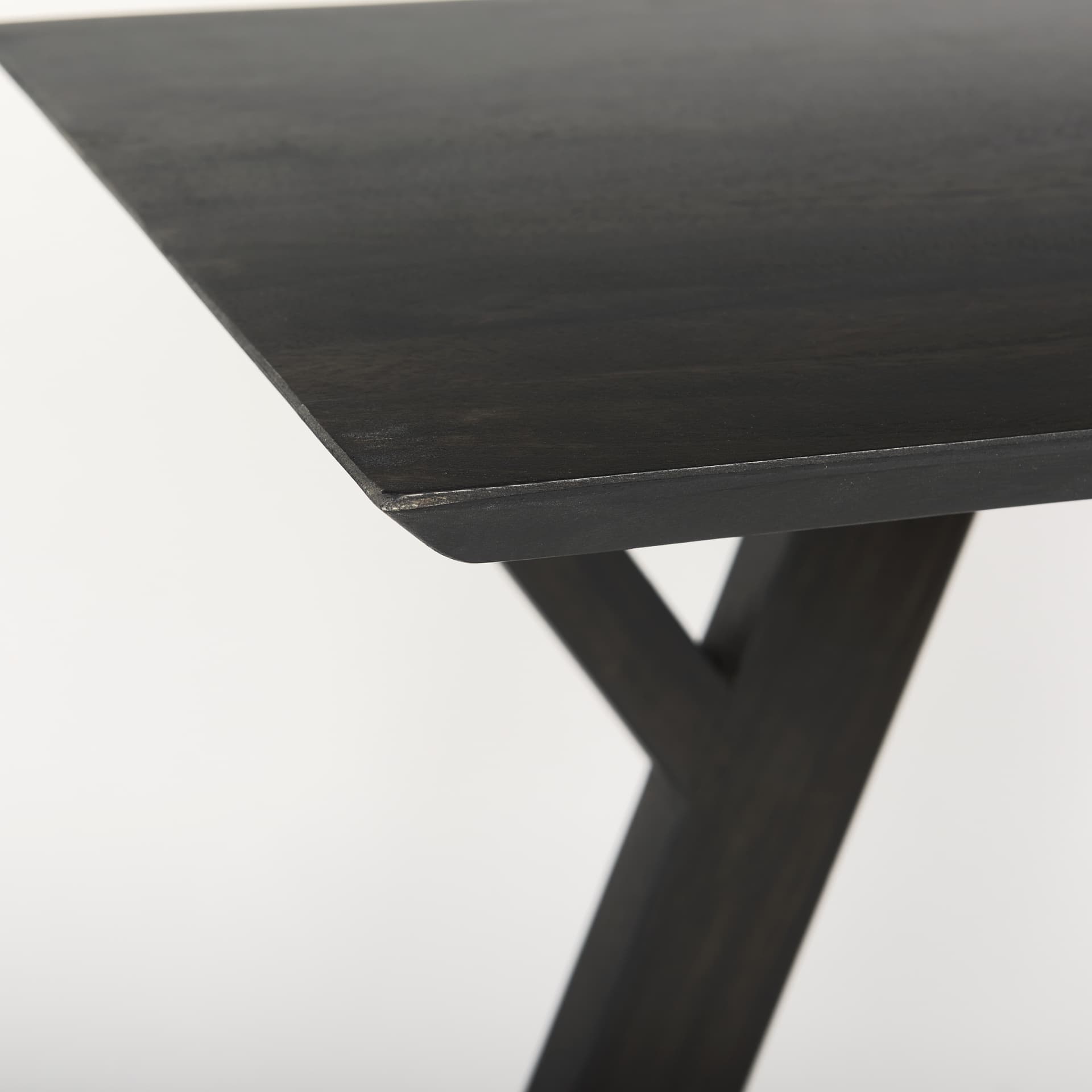 Jennings 54.0L x 16.0W x 29.5H Dark Brown Wood Console Table — product photograph