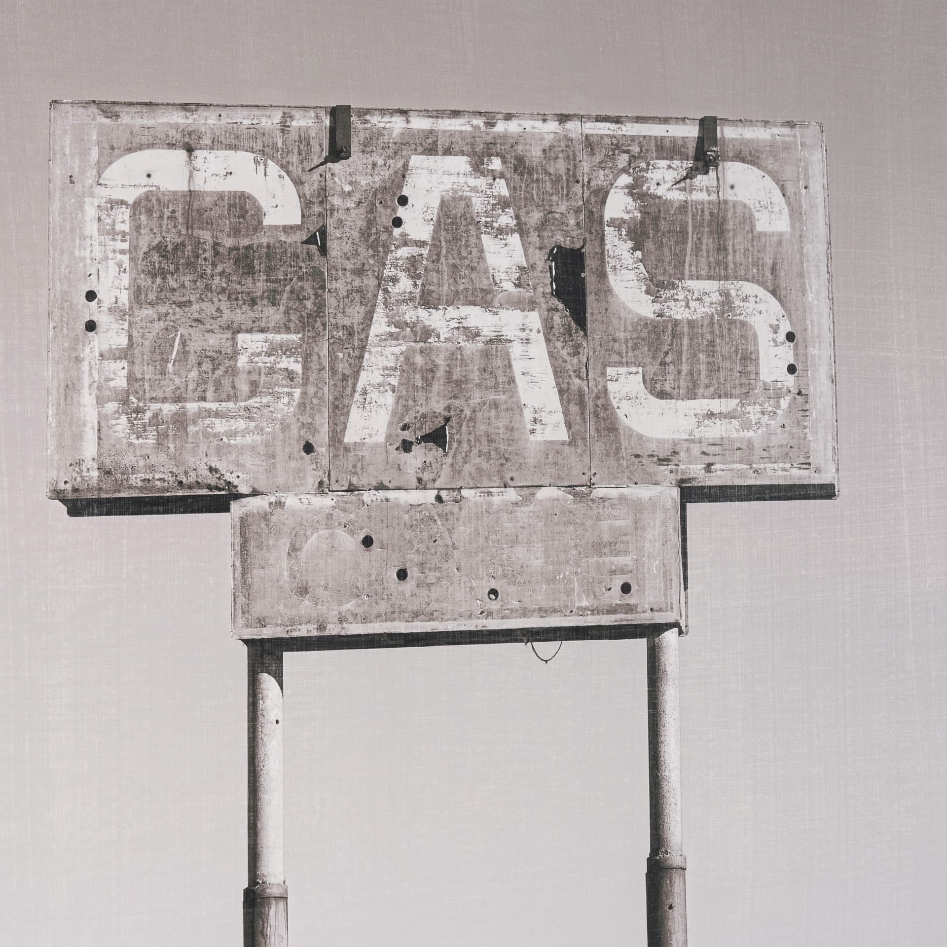 Southwest Gas Station by Nathan Larson a Hand Embellished Framed Photo Art Print Matted under Glass — product photograph
