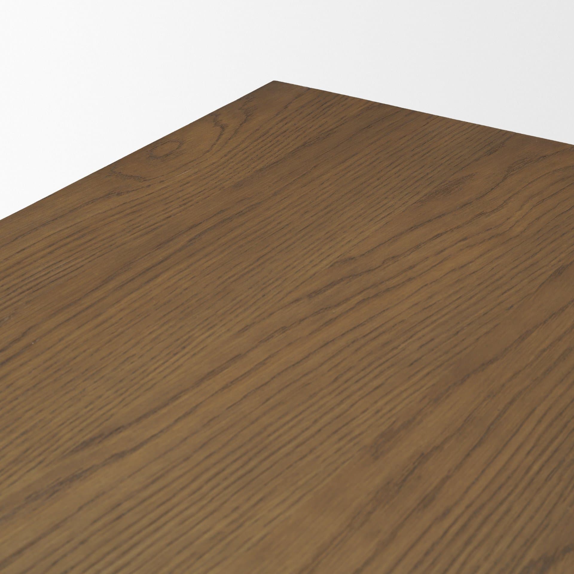 Boden 42" Square Wood Coffee Table w/ Open Shelf — product photograph
