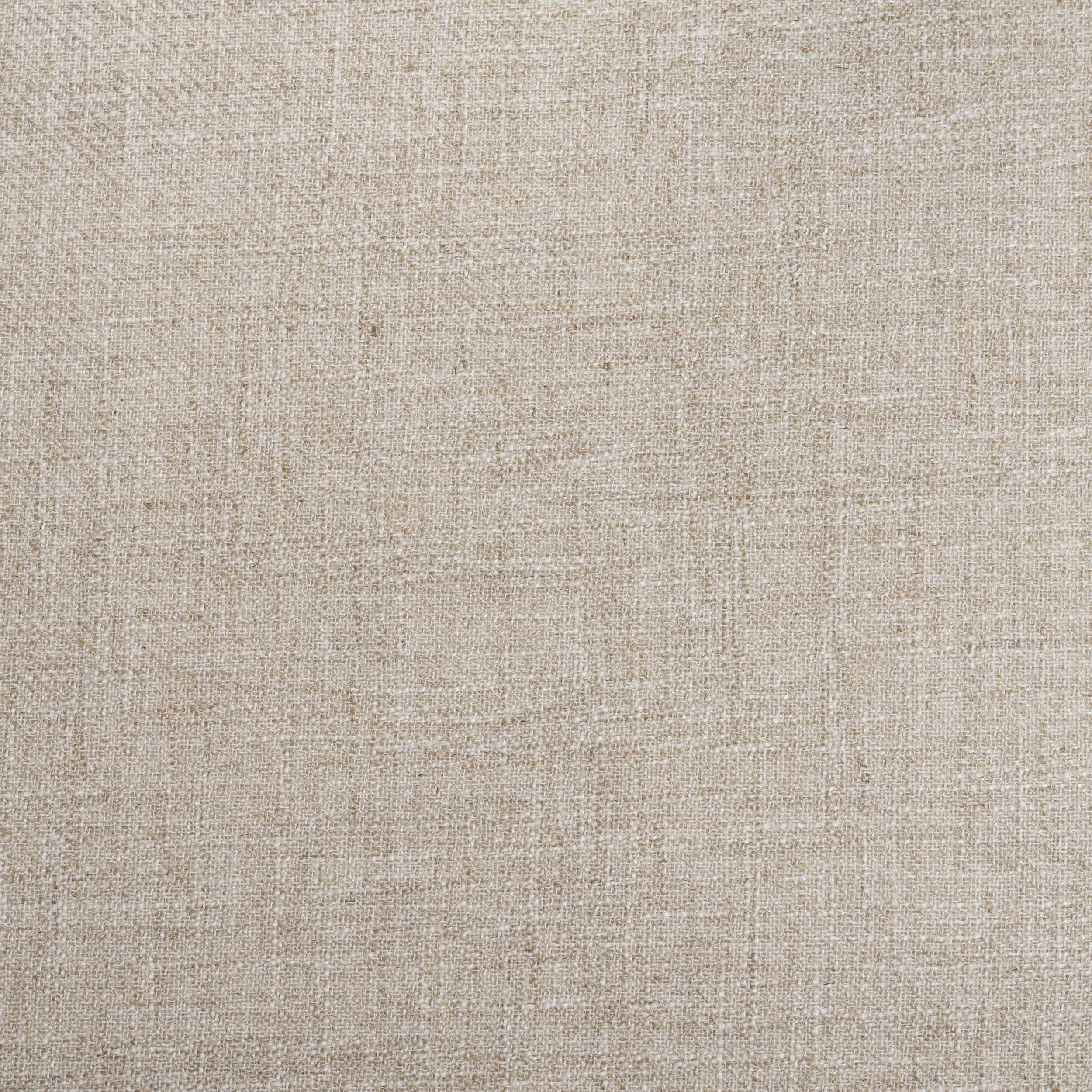 Reid Cane Back Dining Side Chair | Cream Fabric w/ Brown Wood — product photograph