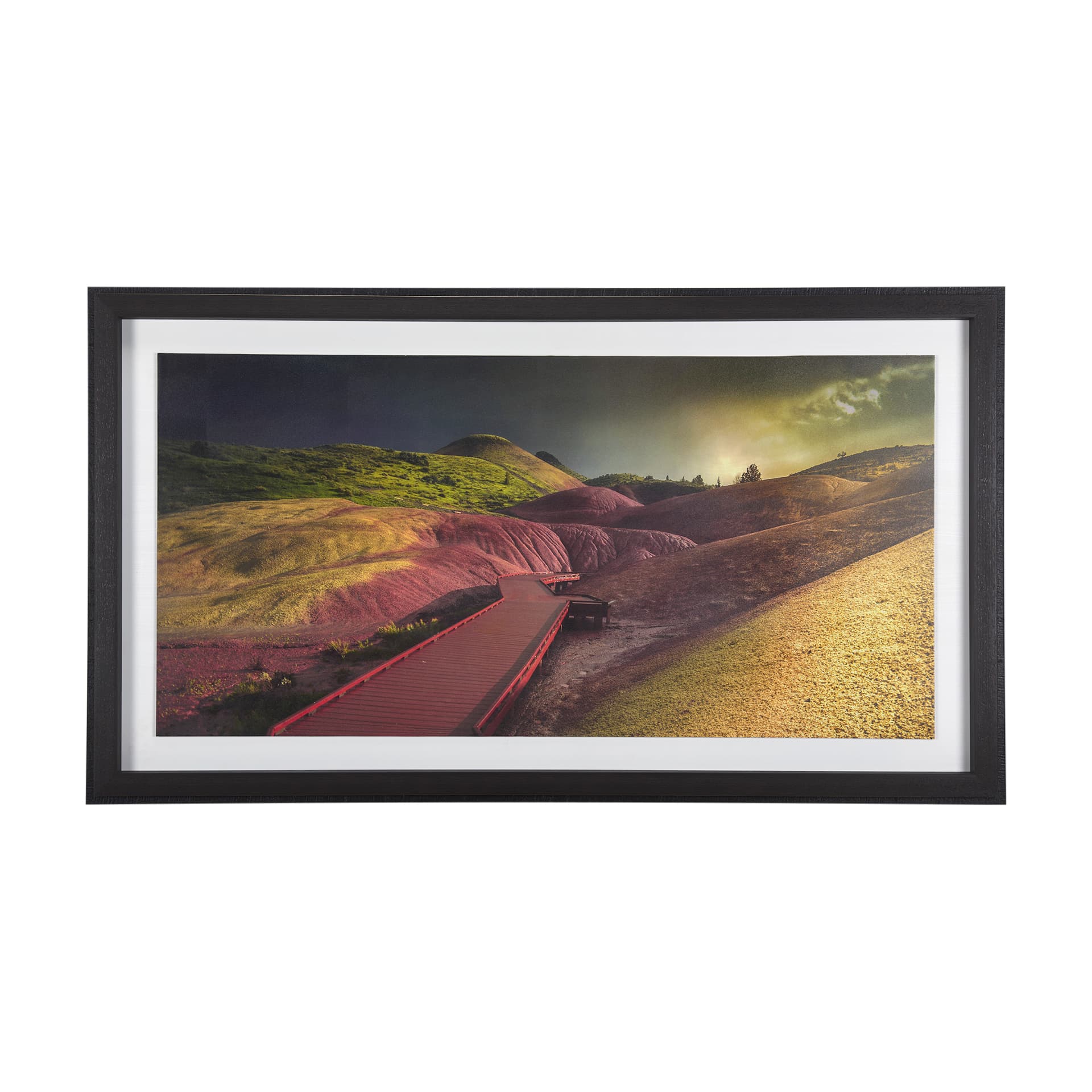 John Day I by Chad Mackay a Hand Embellished Textured Framed Photo Art Print — product photograph