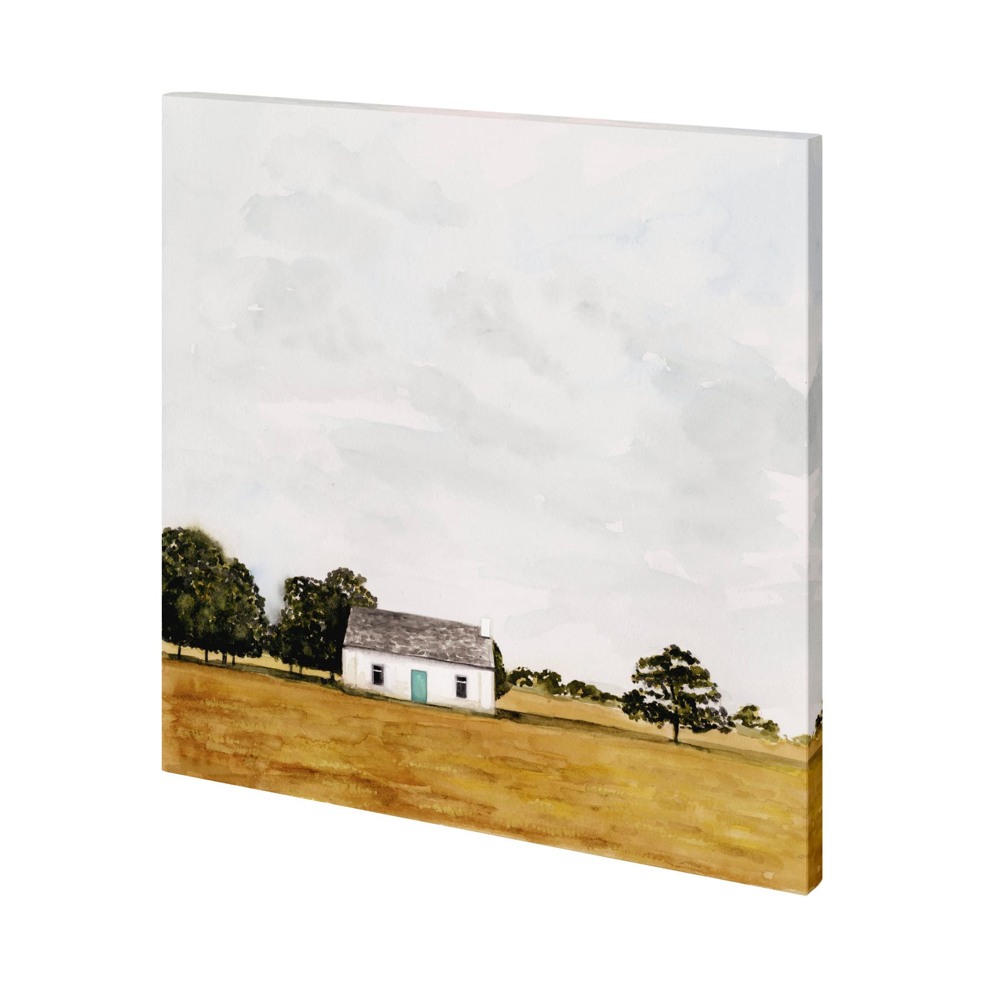 Late July II by Victoria Borges a Hand Embellished Textured Canvas — product photograph