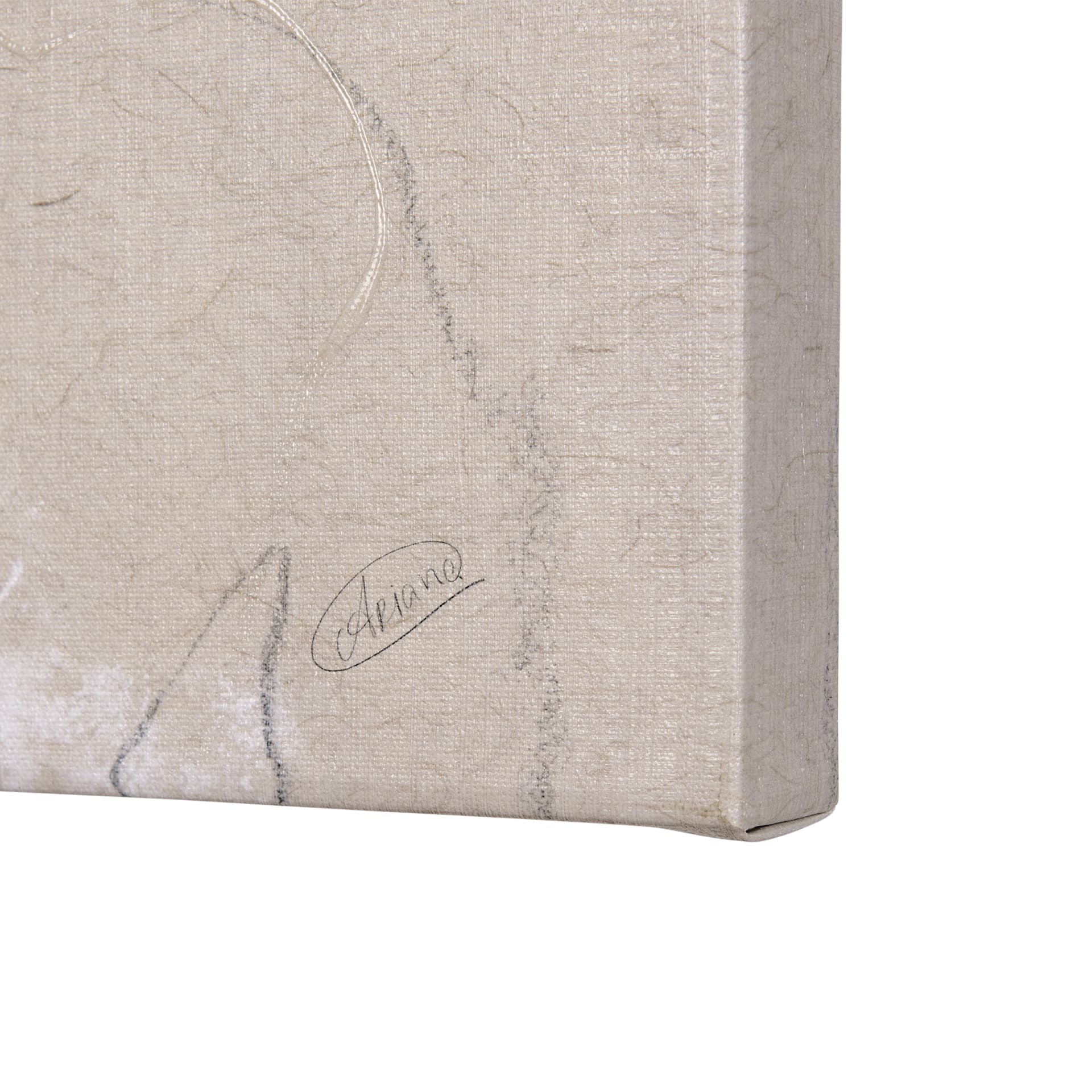 Sketch of animal III (Antelope) by Mercana Studio a Hand Embellished Textured Canvas — product photograph