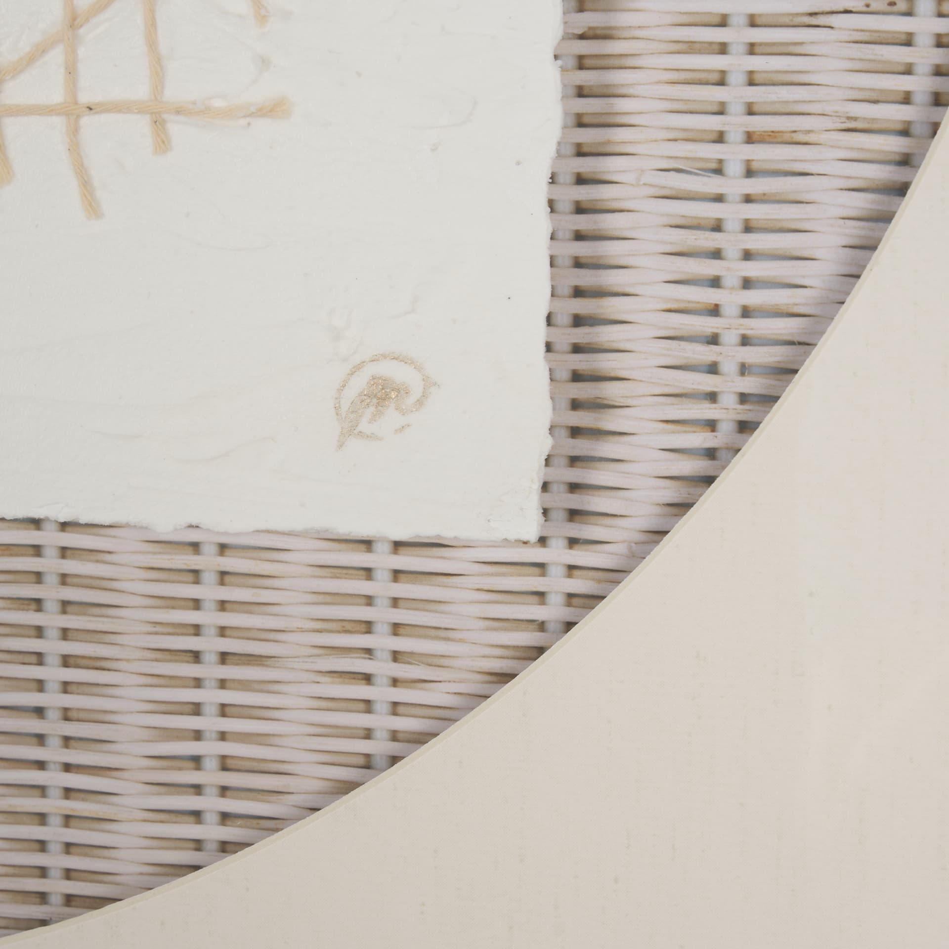 String Net I by Studio M a handmade Original Framed 3D Textured Artwork under Glass — product photograph