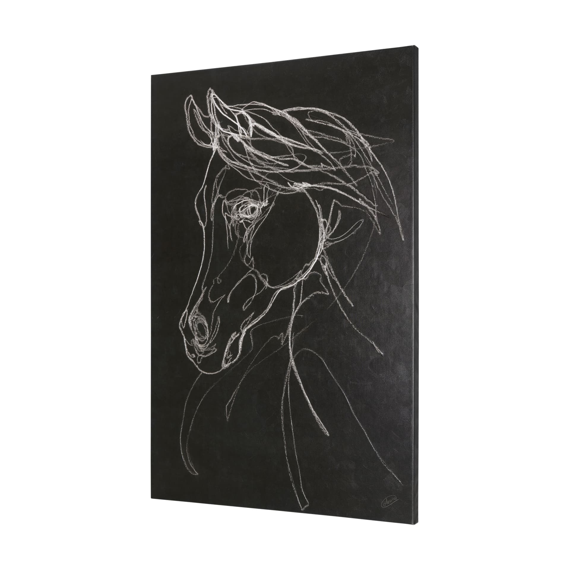 Arabian Dark II by Mercana Studio a Hand Embellished Textured Canvas — product photograph