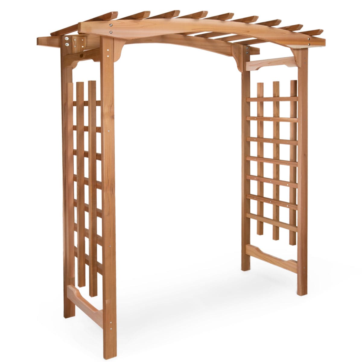 6-Ft Cedar Garden Arbor — product photograph