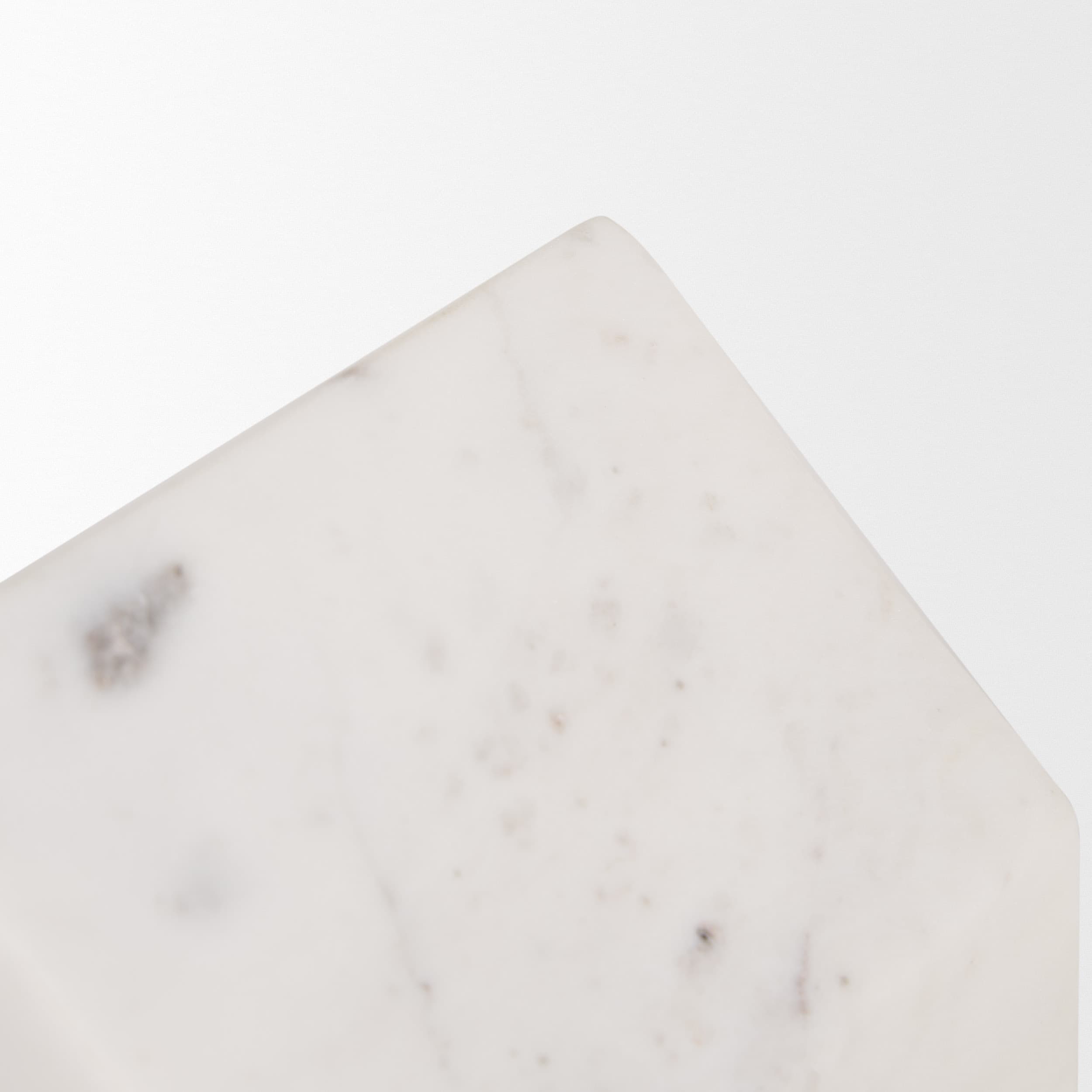 Raena White Marble House Door Stopper — product photograph