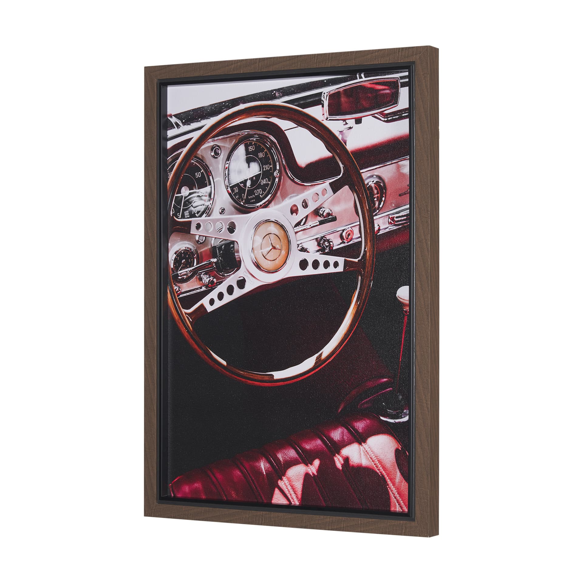 Vintage Car by Magda Izzard a Hand Embellished Framed Photo Art Print — product photograph