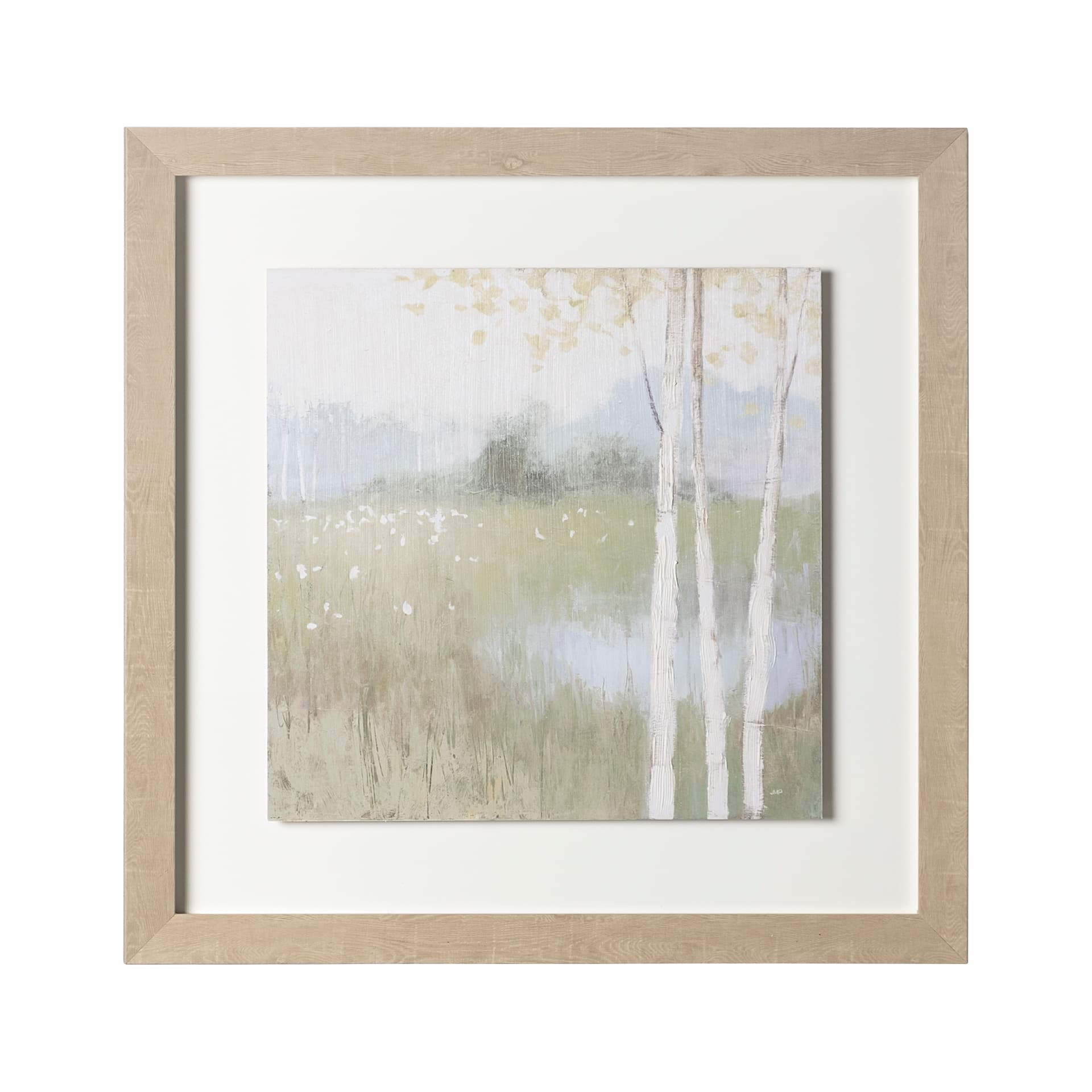Spring Fling II Cool by Mercana Studio a Hand Embellished Textured Framed Art Print — product photograph