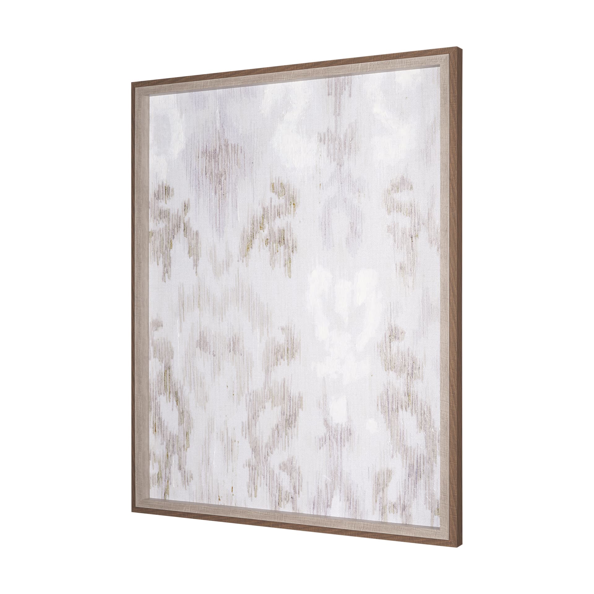 Ikat Patterns I by Silvia Krause a Hand Embellished Textured Framed Art Print — product photograph