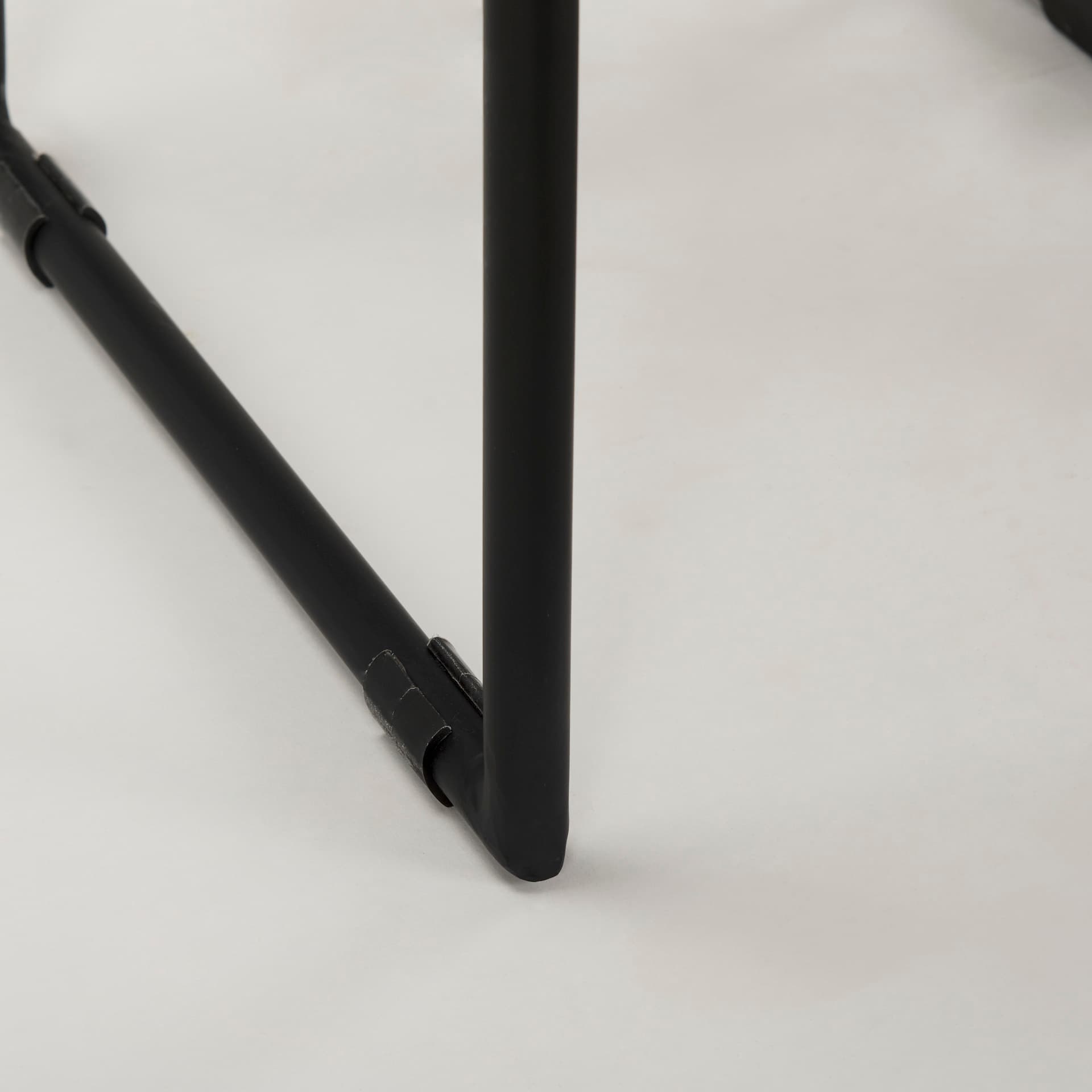 Givens Backless 32in Seat Bar Stool | Natural Wood w/ Black Metal — product photograph