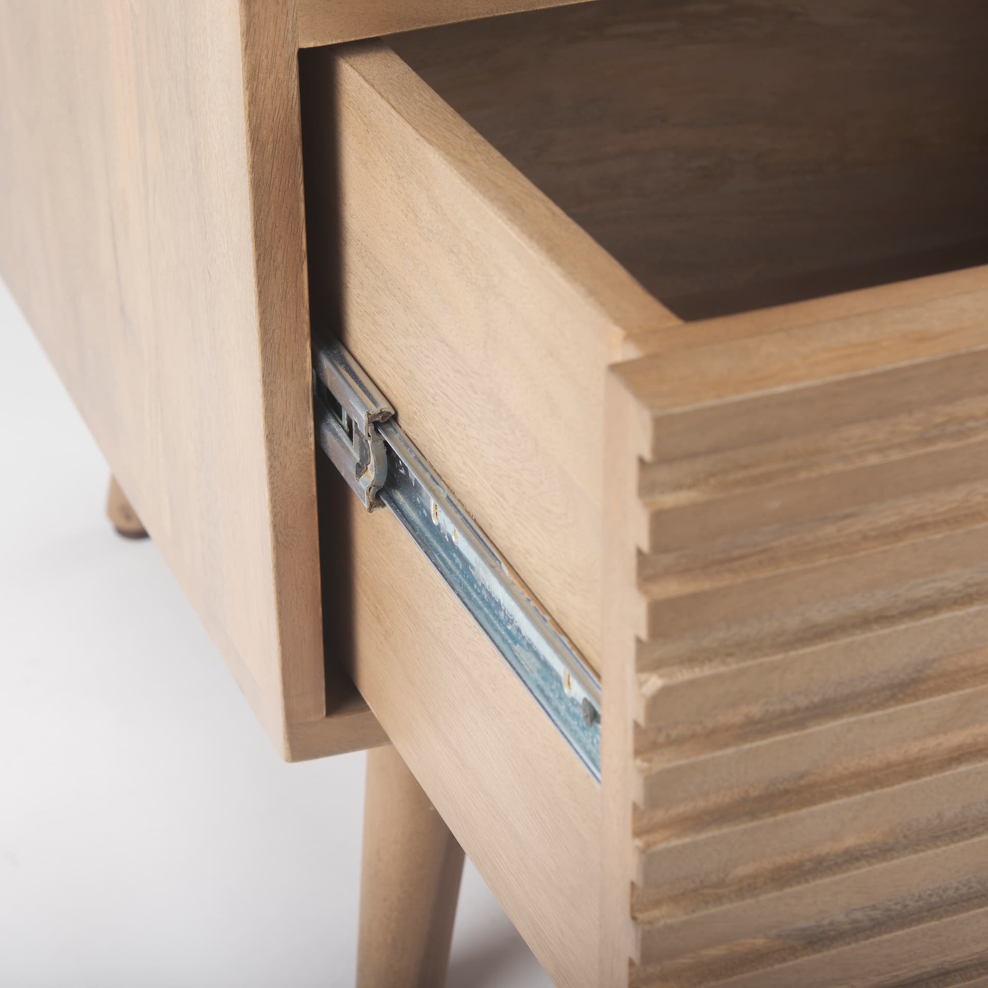 Sable 19.0L x 19.0W x 21.5H Light Brown Wood Side Table — product photograph