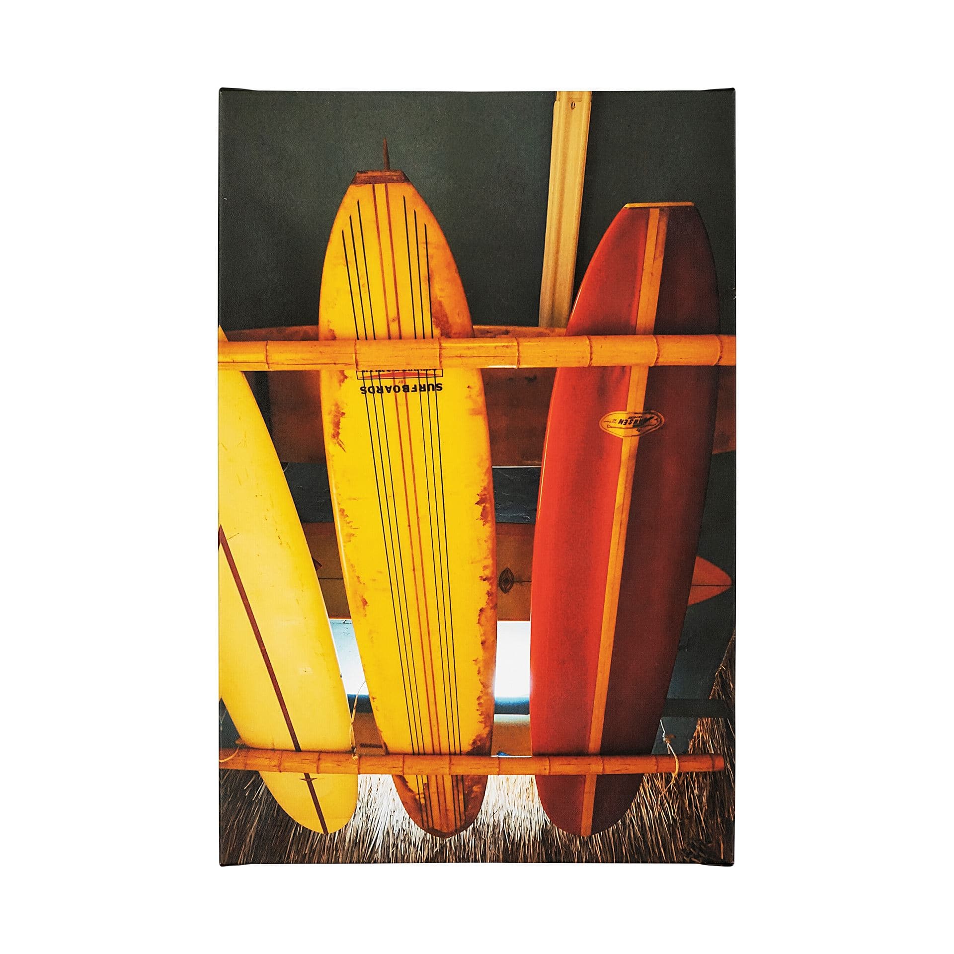 Surfshop by Urban Octopus a Hand Embellished Textured Canvas — product photograph