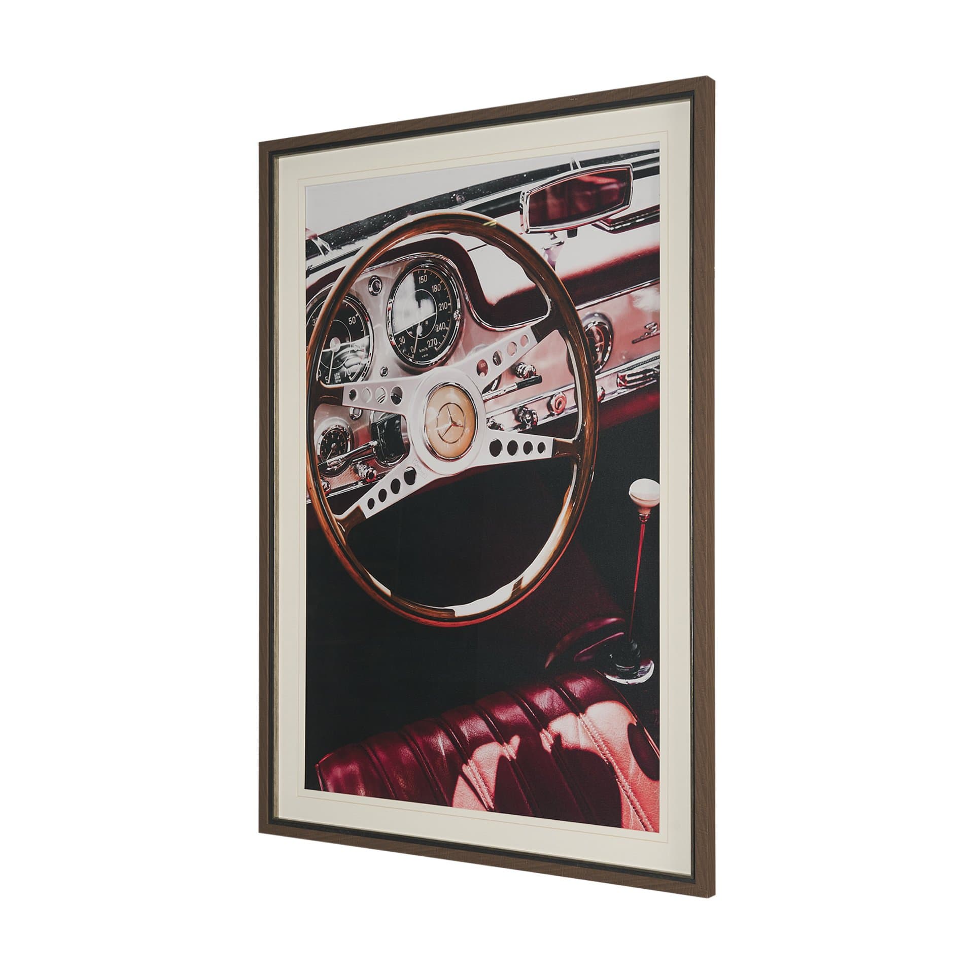Vintage Car by Magda Izzard Textured Framed Art Print Matted under Glass — product photograph