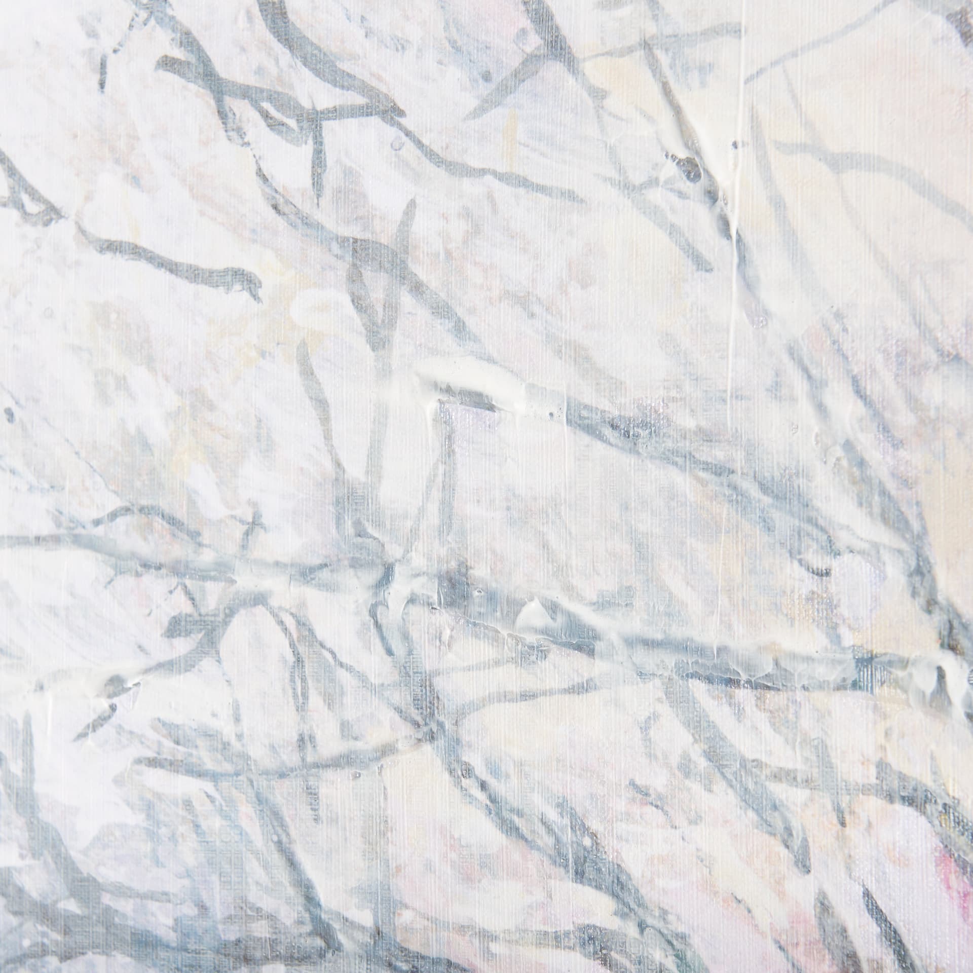 A Fresh Winter Morning II by Mercana Studio a Hand Embellished Textured Canvas — product photograph