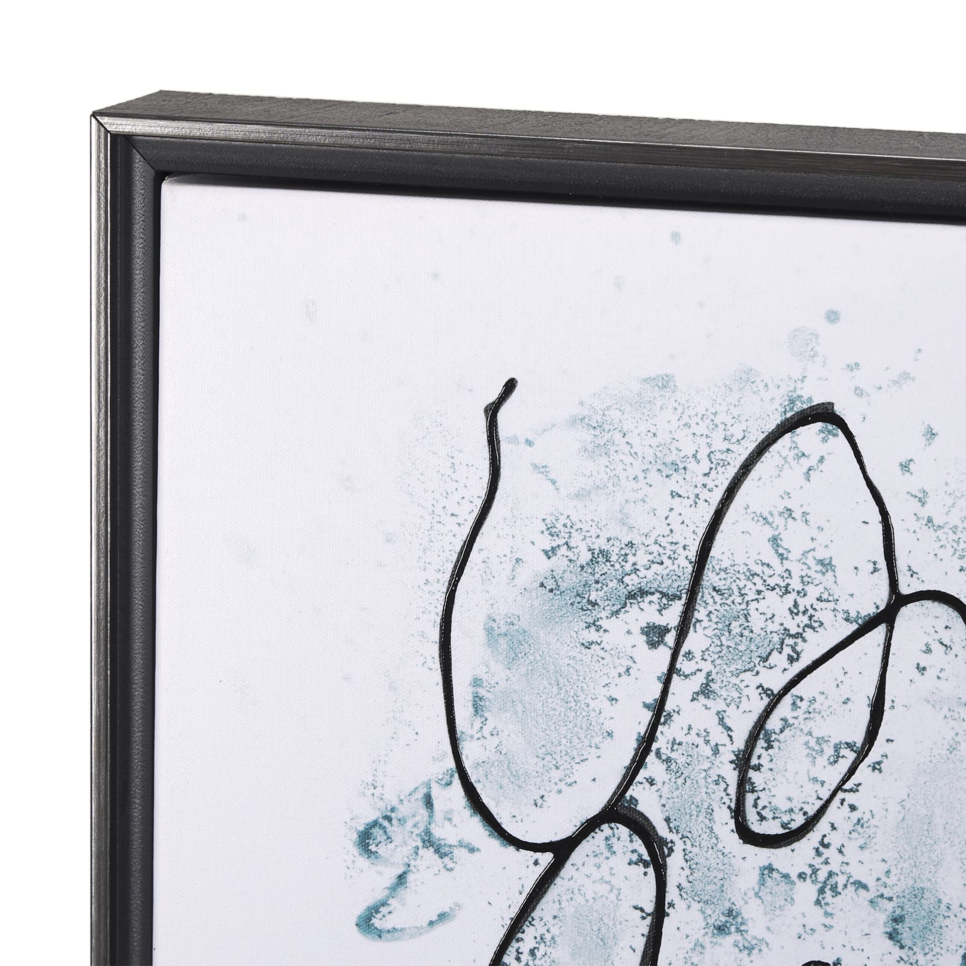 Story Telling by Mercana Studio a Hand Embellished Textured Framed Canvas — product photograph