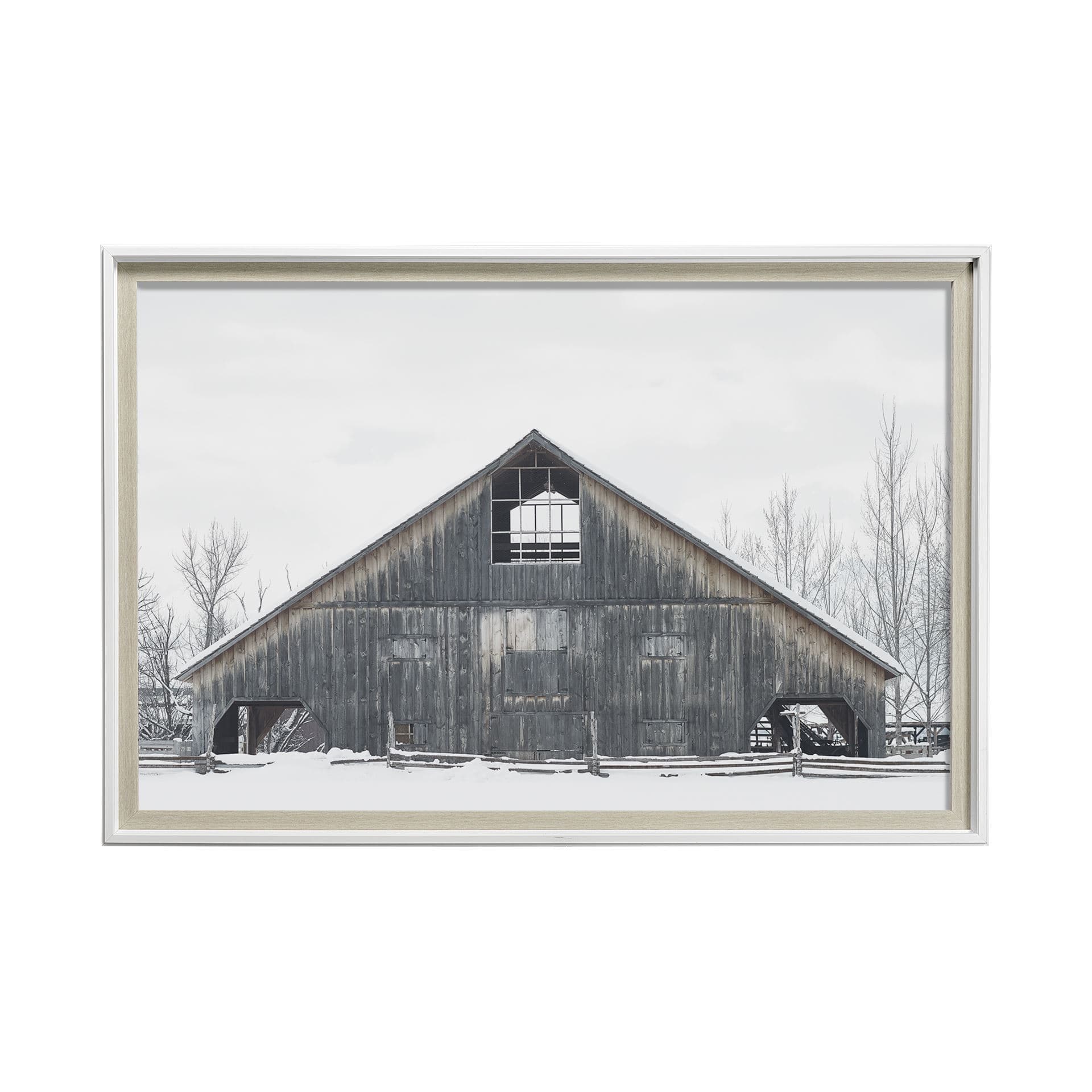 AWHC Barn 2 by Chris Dunker a Framed Photo Art Print Matted under Glass — product photograph