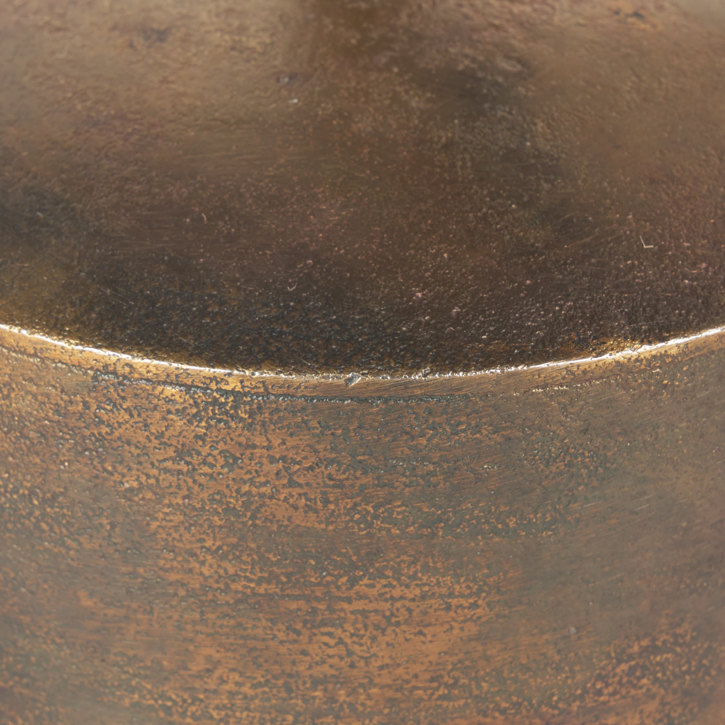 Quincy Large Gold Metal Decorative Bell Object — product photograph