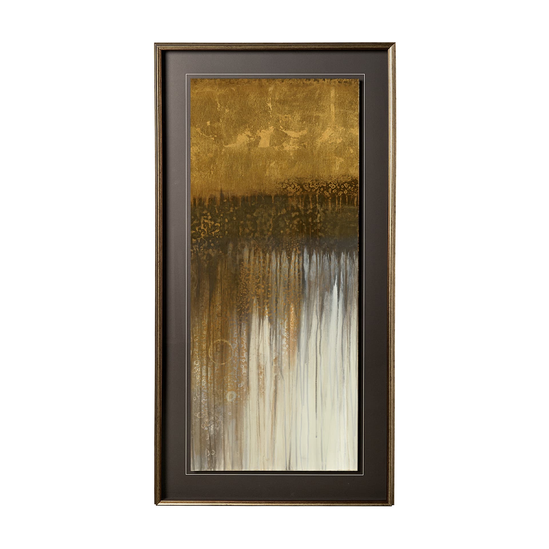 Classic cool 2 by Liz Jardine a Hand Embellished Textured Framed Art Print Matted under Glass — product photograph