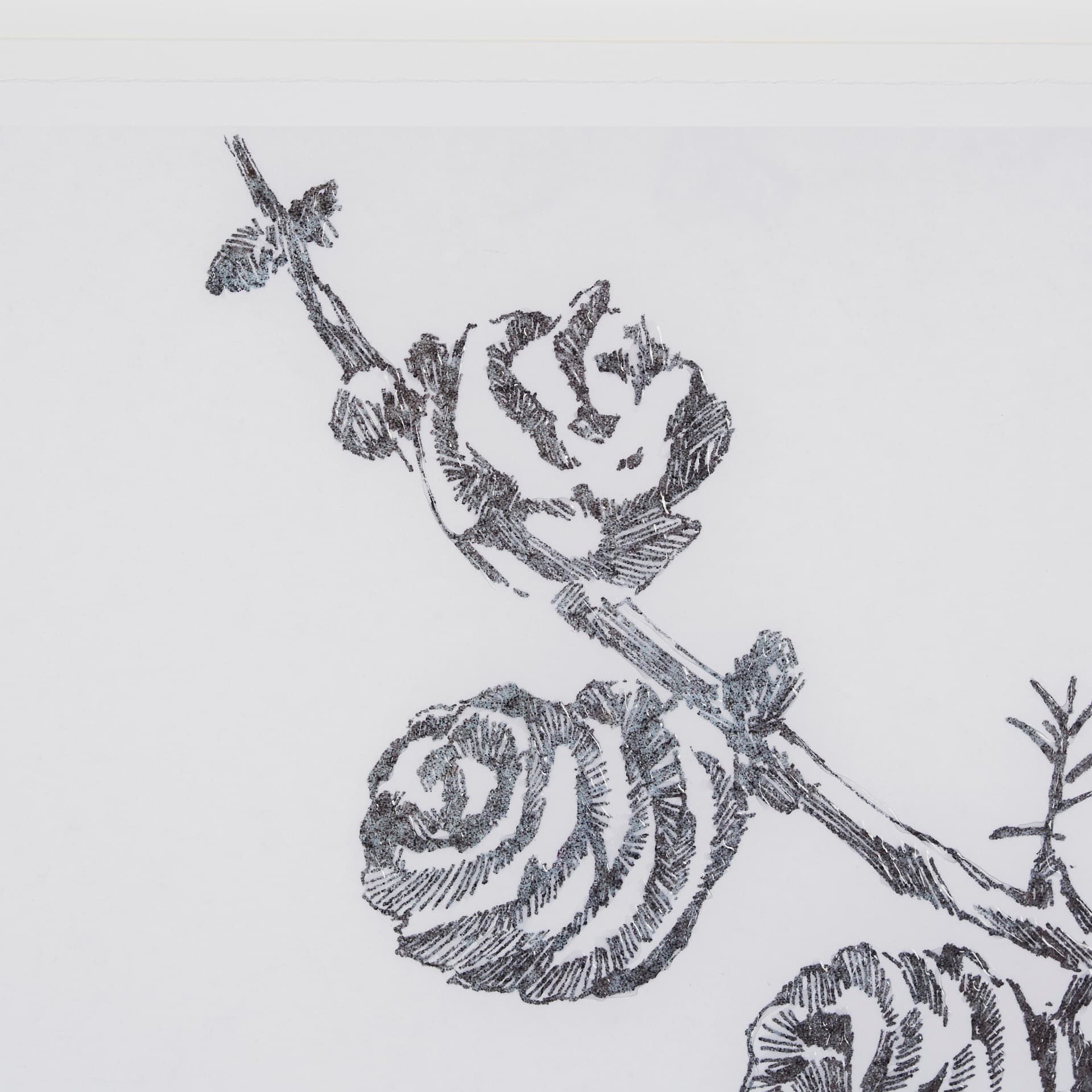 Evergreen Branches III by Mercana Studio a Hand Embellished Framed Art Print Matted under Glass — product photograph