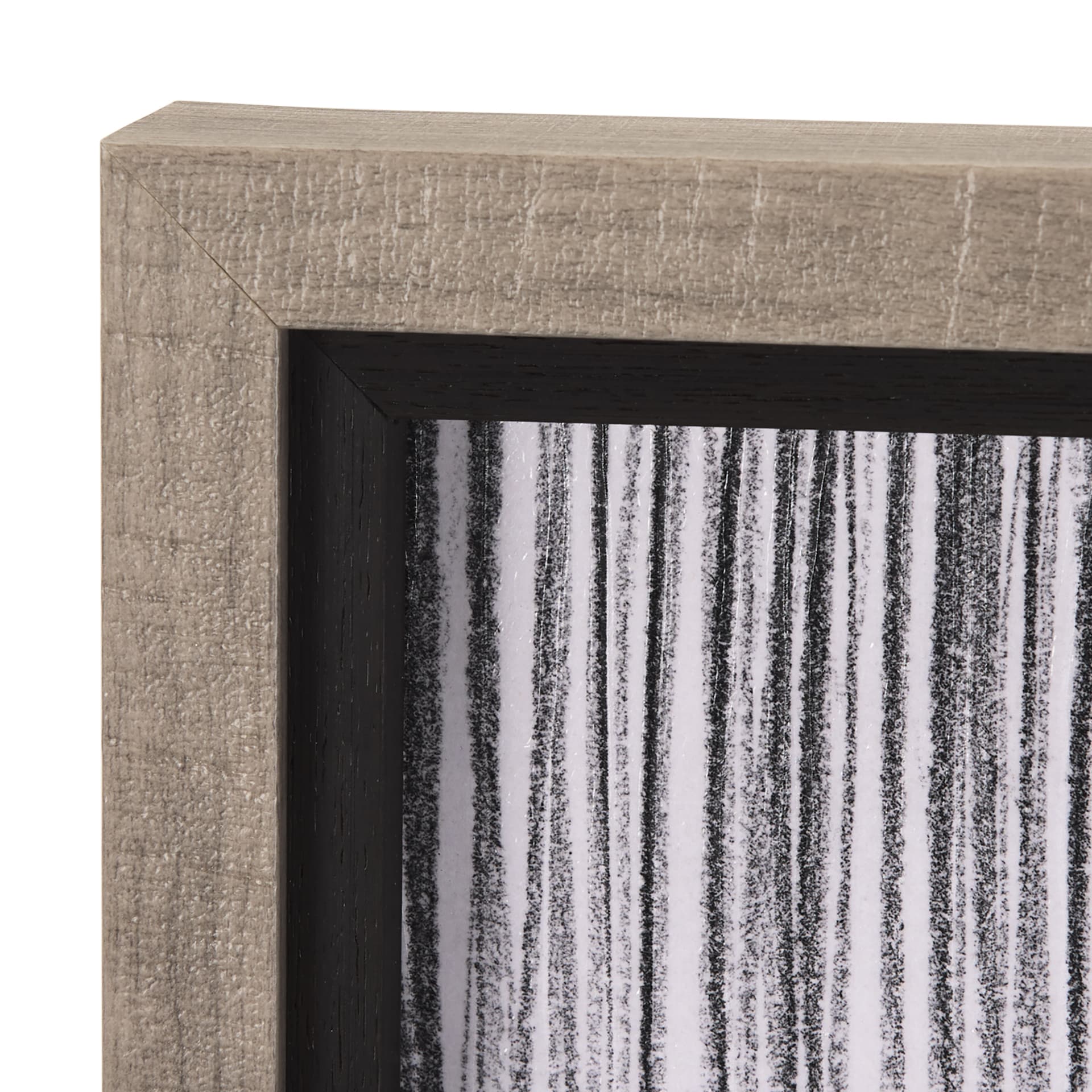 Rural Sketch-II by Mercana Studio a Hand Embellished Textured Framed Art Print — product photograph