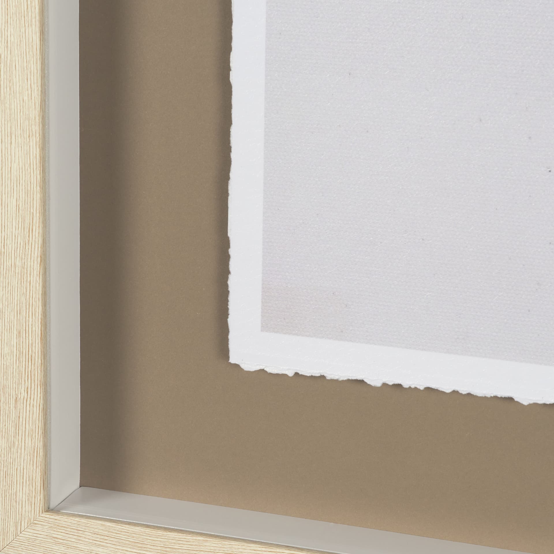 Weathered Silence II by Mercana Studio Hand Embelished Textured Framed Artwork Matted under Glass — product photograph