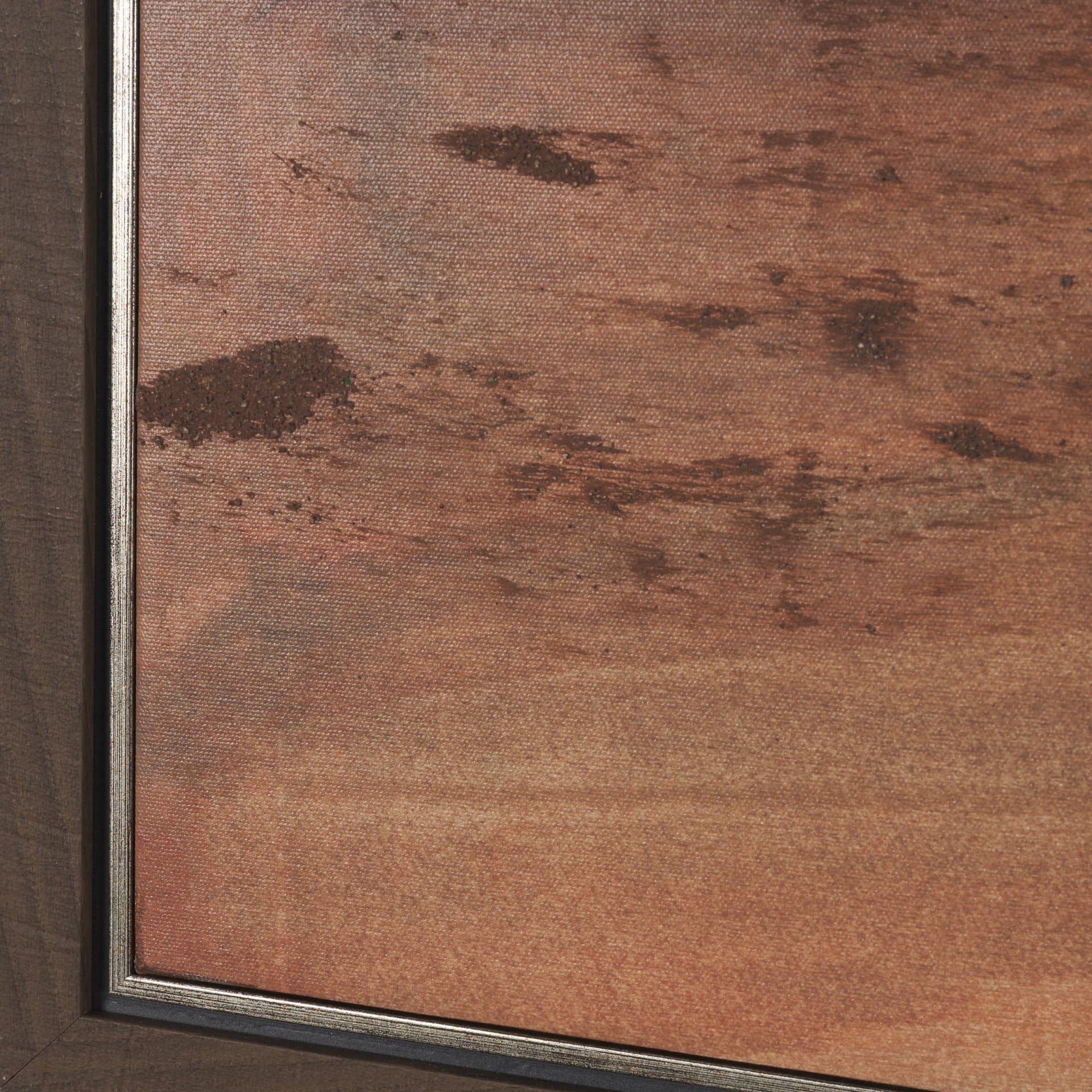 Ochre by Mercana Studio a Hand Embellished Textured Framed Canvas — product photograph