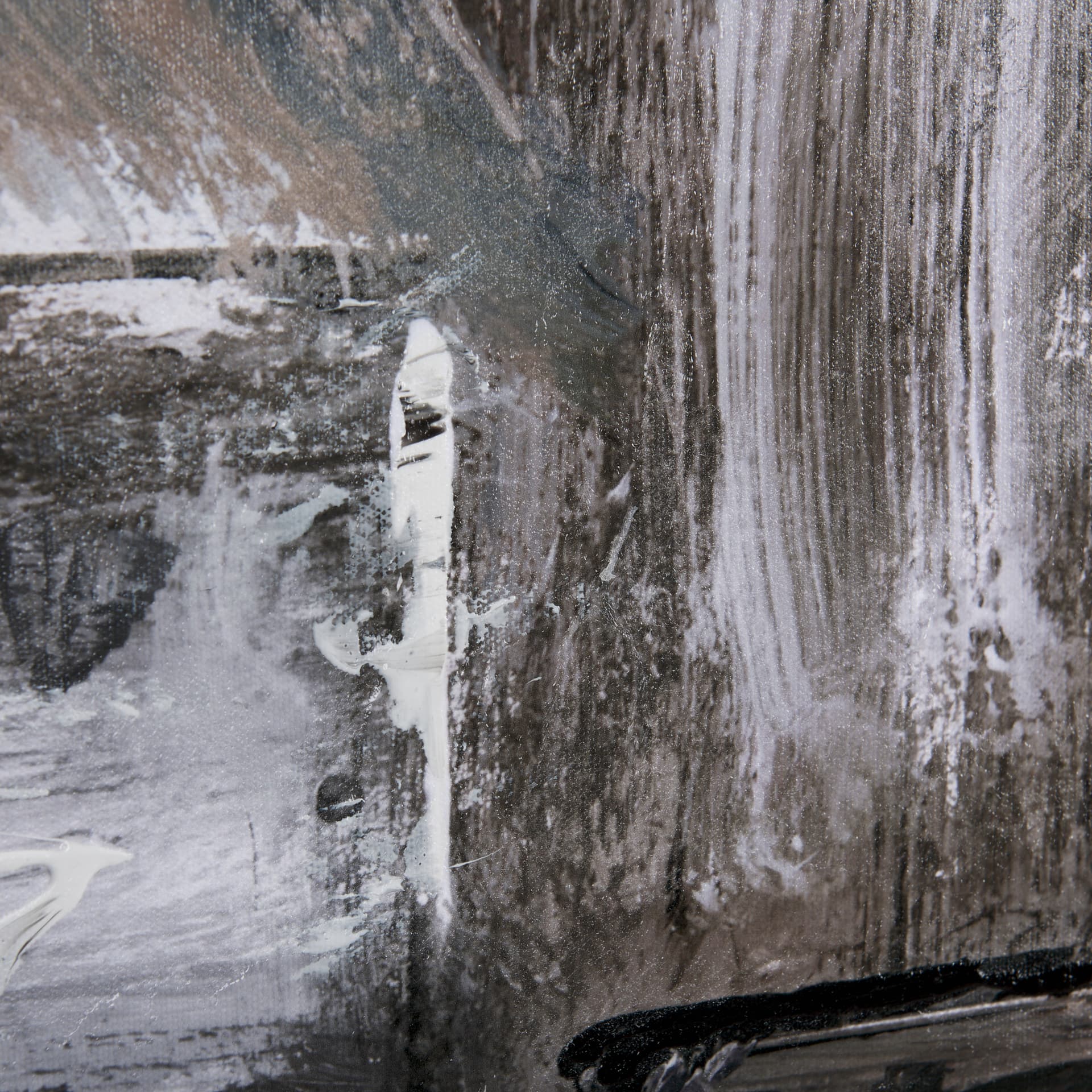 Late Autumn in Countryside III by Mercana Studio a Hand Embellished Textured Canvas — product photograph