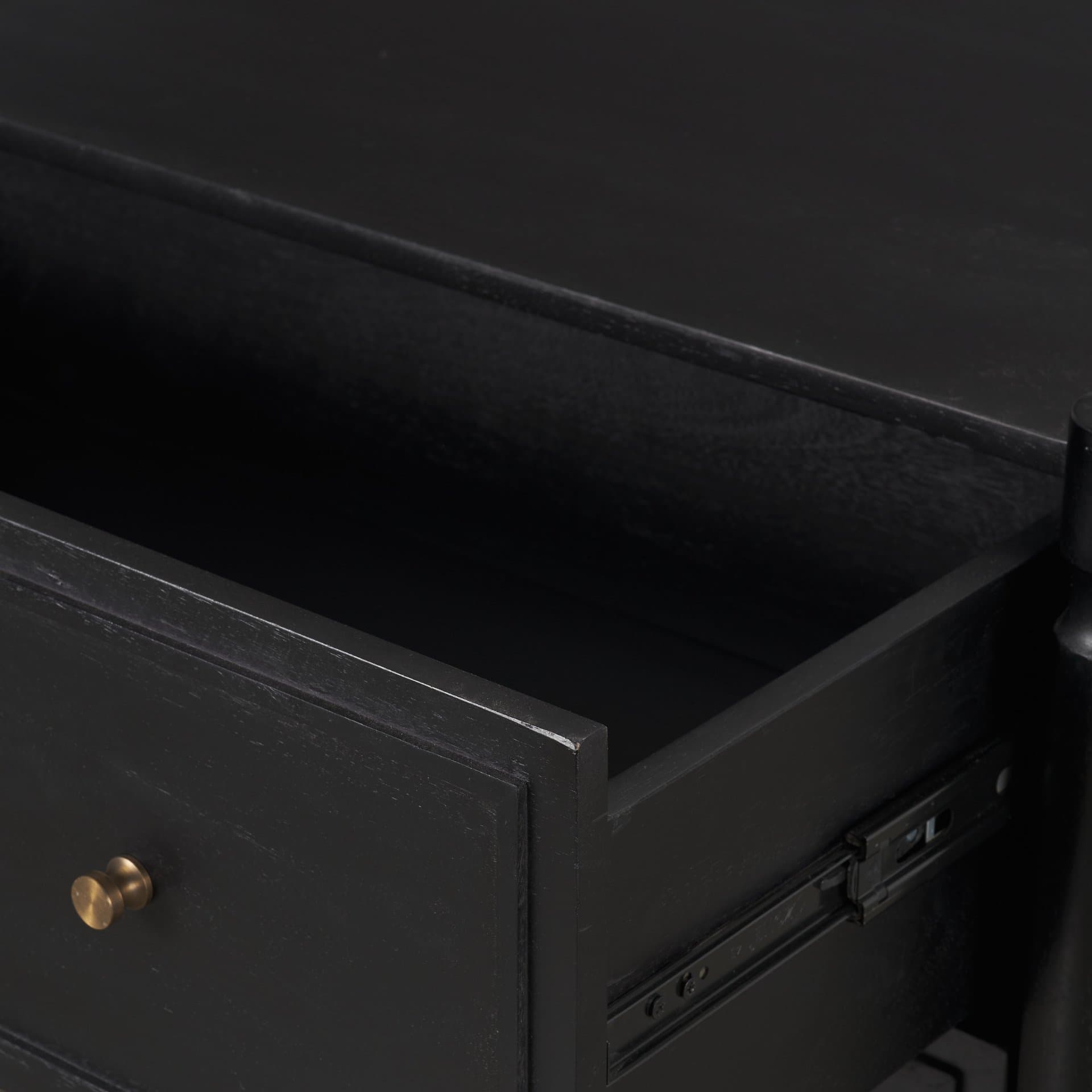Phil Black Wood 2 Drawer Accent Cabinet — product photograph