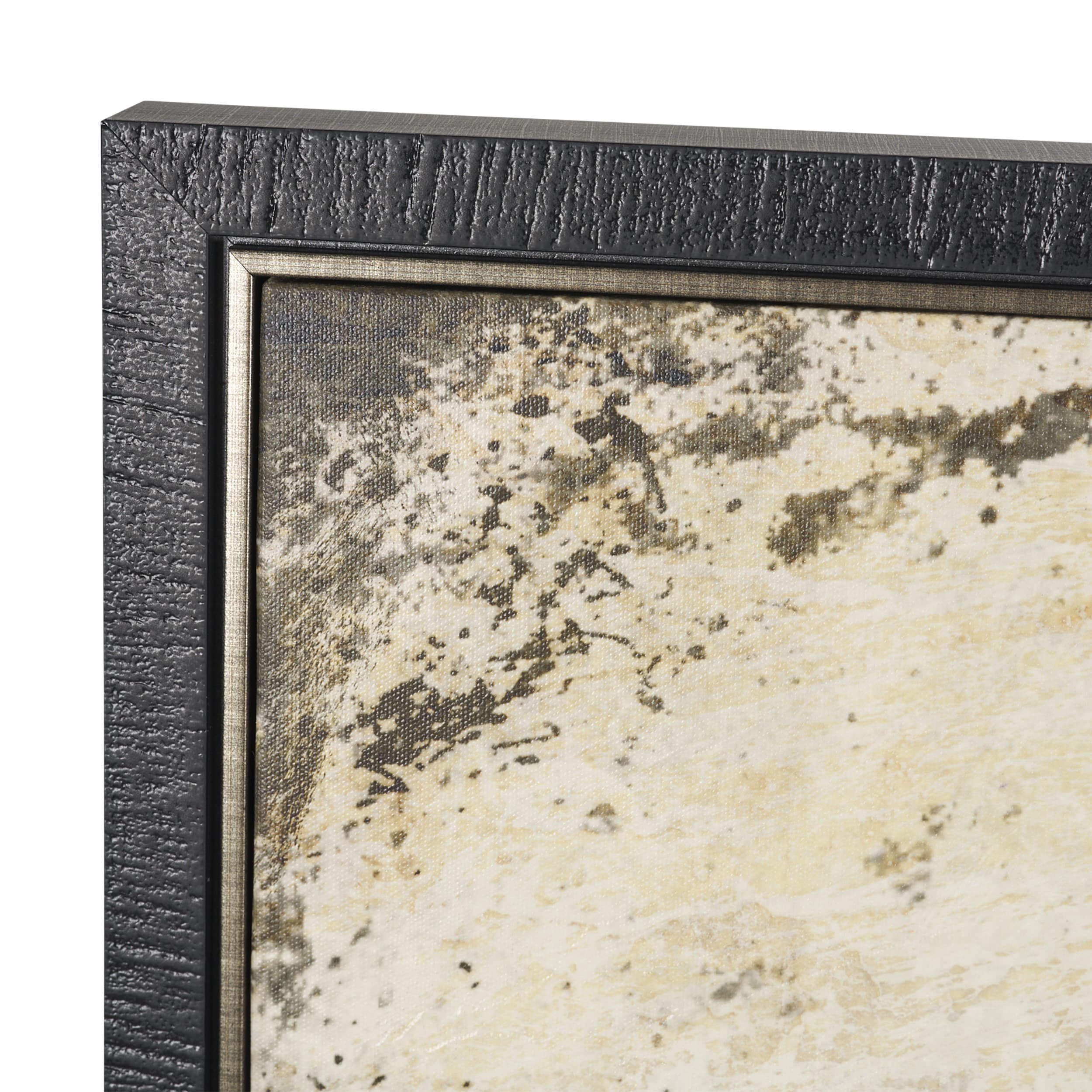 Held in Earth II by Mercana Studio Hand-Embellished Textured Framed Canvas Artwork — product photograph