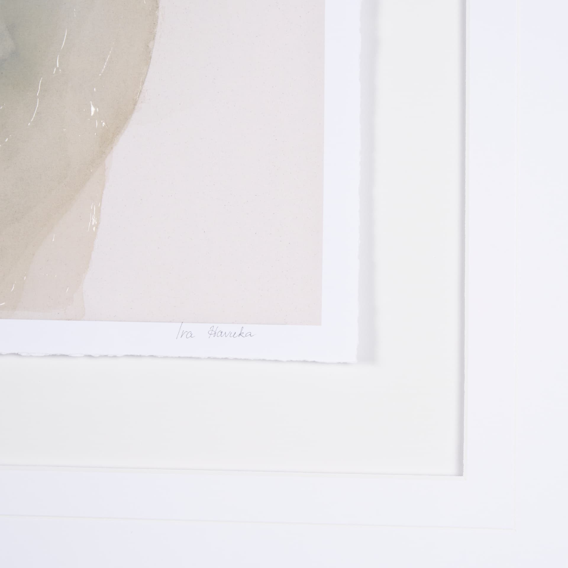 Peace by Ira Havuka a Hand Embellished Textured Framed Art Print Matted under Glass — product photograph