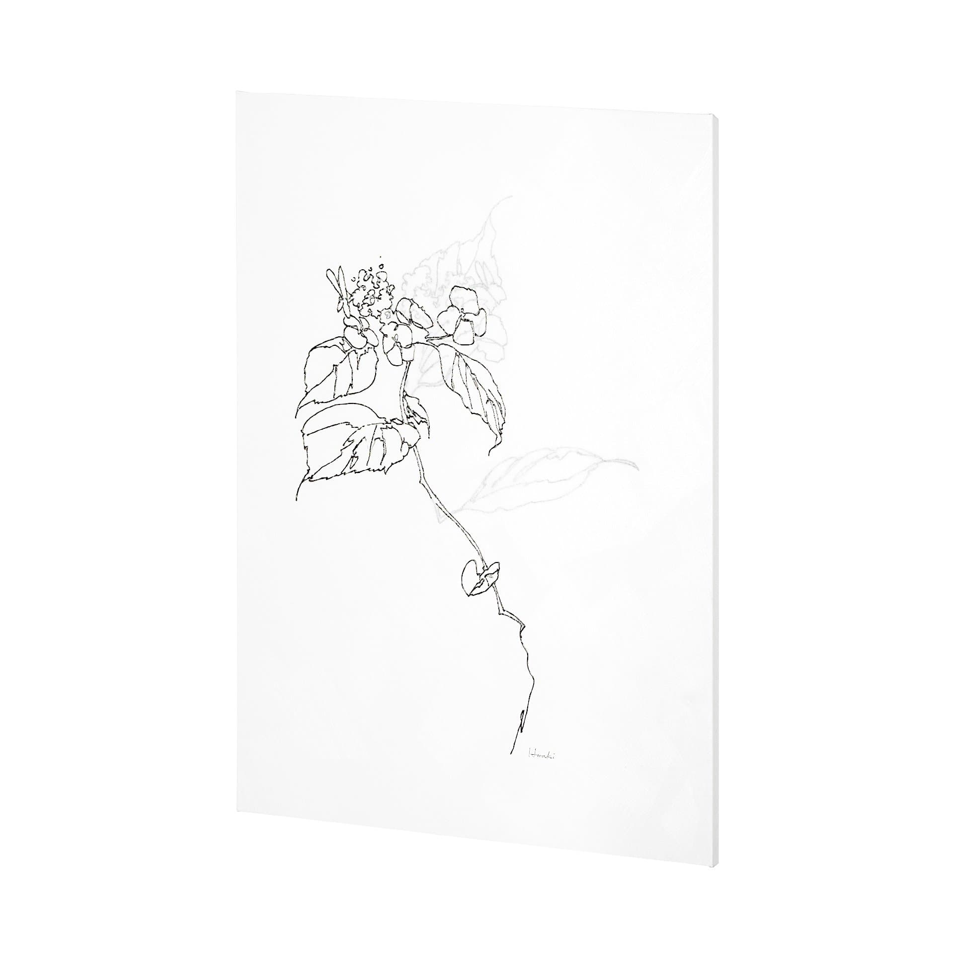 Arrangement I by Hiraki a Hand Embellished Textured Canvas — product photograph
