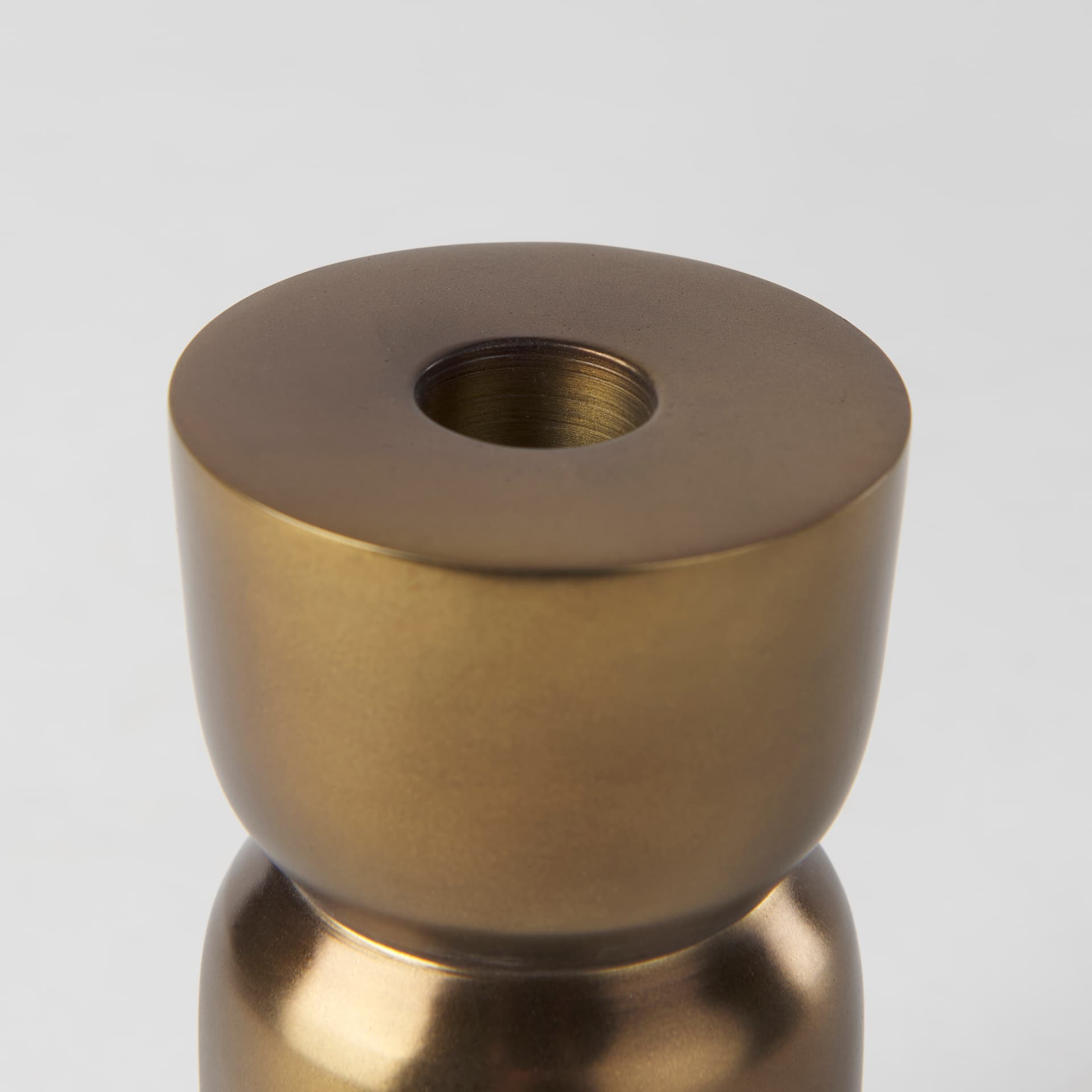 Malta Aluminum Candle Holder Small — product photograph