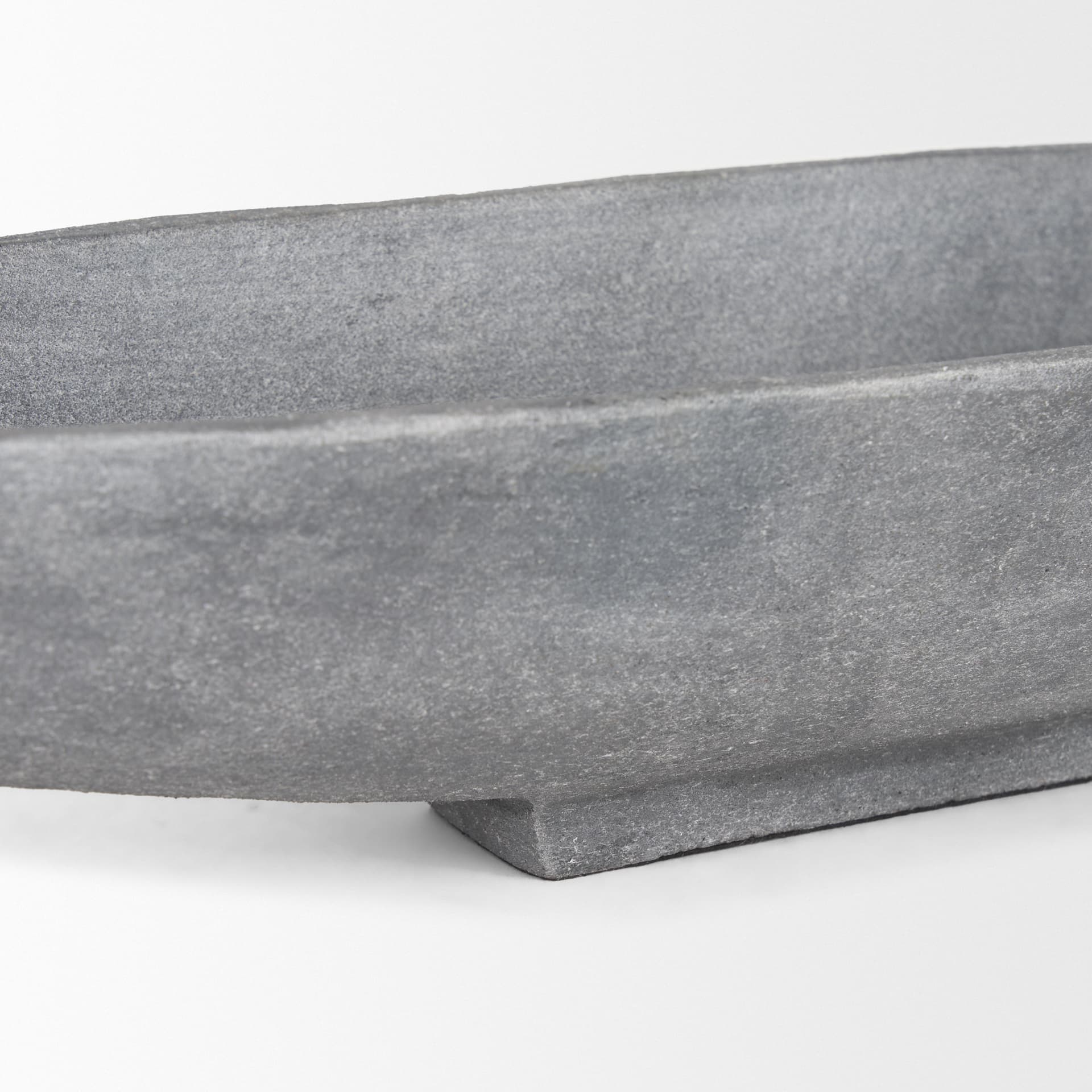 Piero Small Concrete Finished Metal Decorative Bowl — product photograph