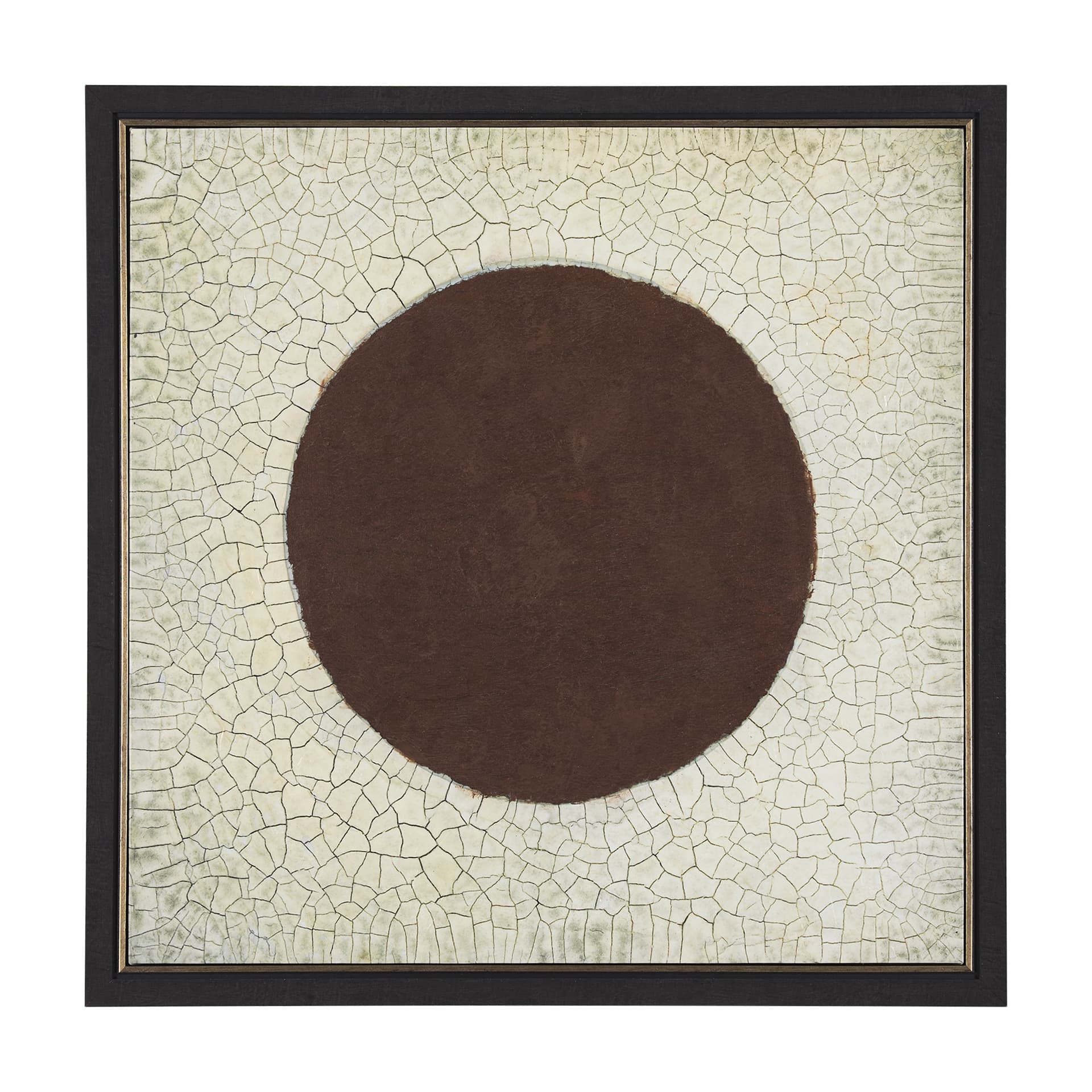 Red Sun by Mercana Studio a Hand Embellished Textured Framed Canvas — product photograph