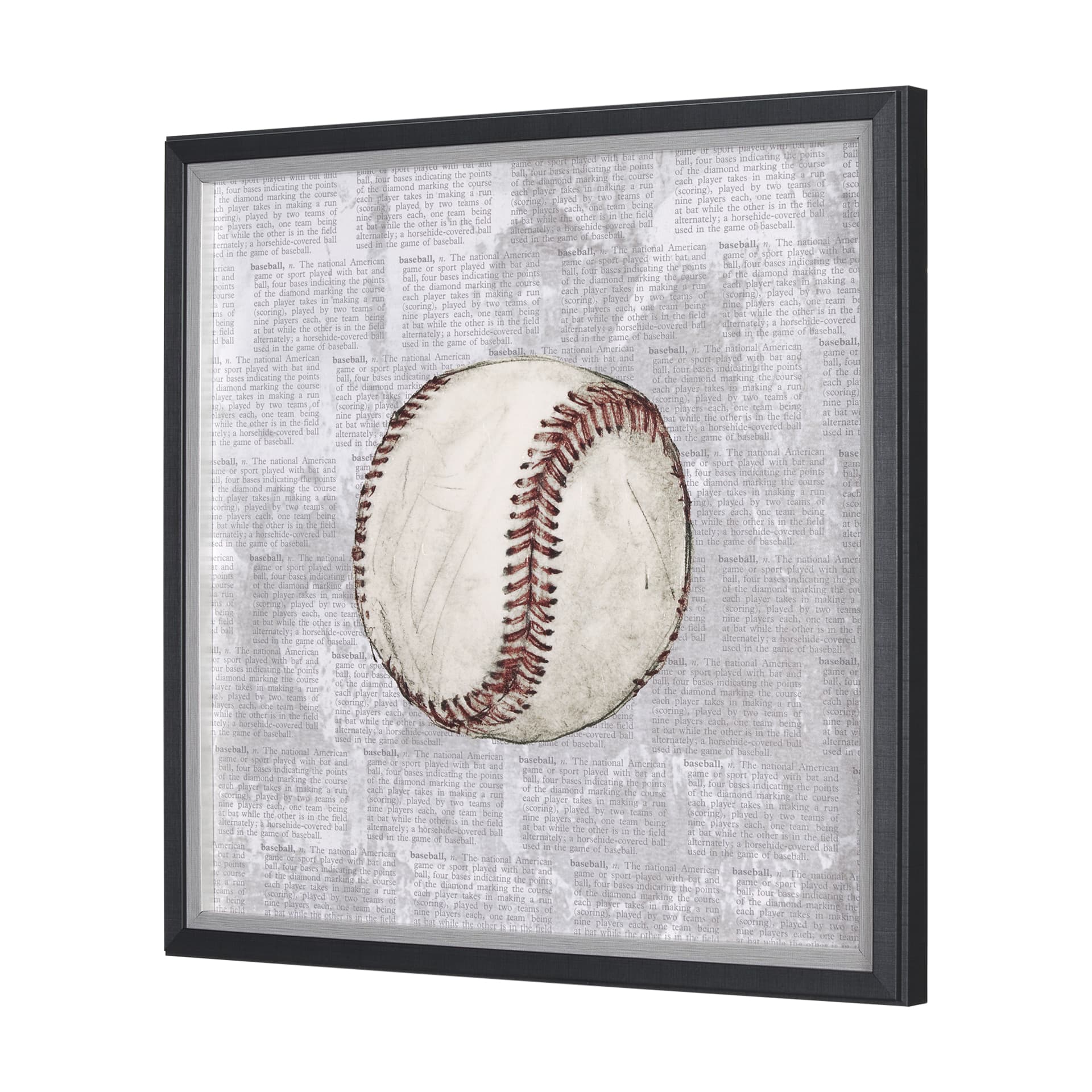 Definition of Sport I by Mercana Studio a Hand Embellished Textured Framed Art Print — product photograph