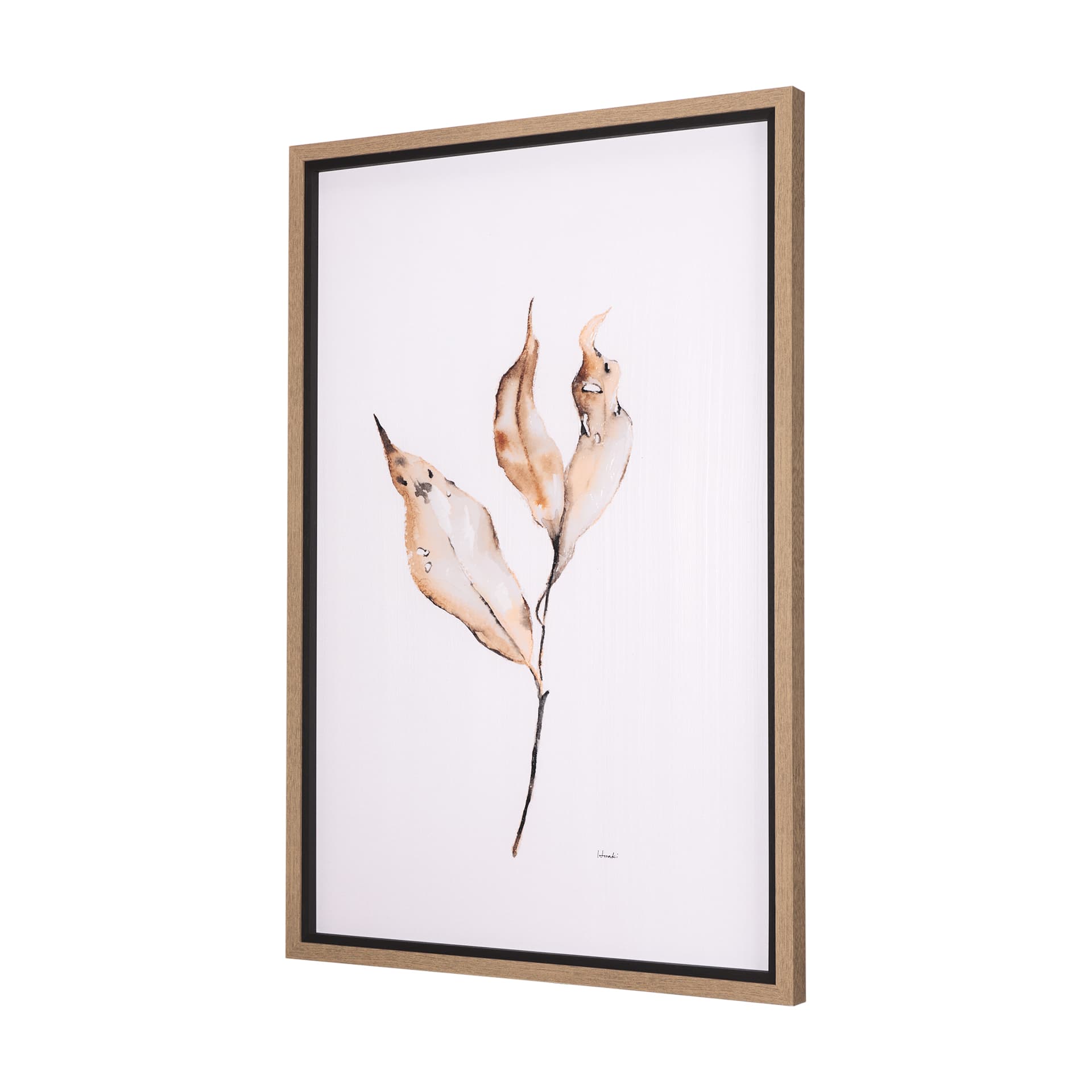 Autumn Message I by Mercana Studio a Hand Embellished Textured Framed Art Print — product photograph