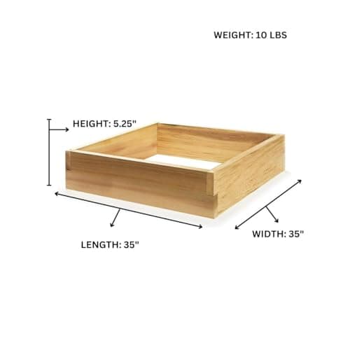 3-ft Raised Cedar Garden Box RG36 — product photograph