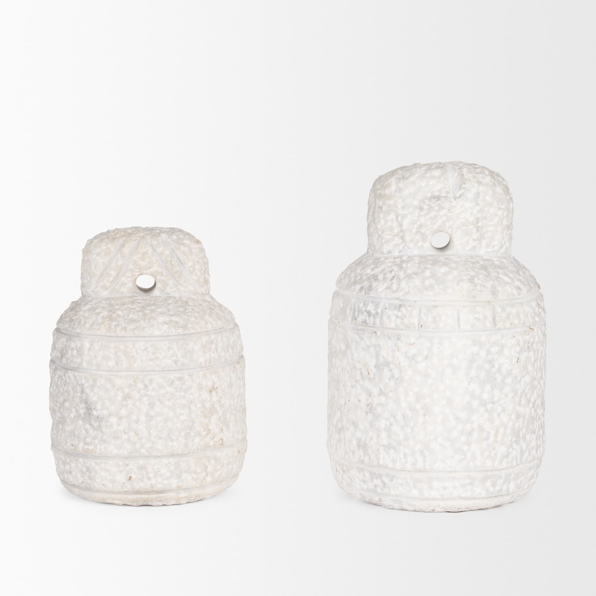 Irina Large White Marble Door Stopper — product photograph