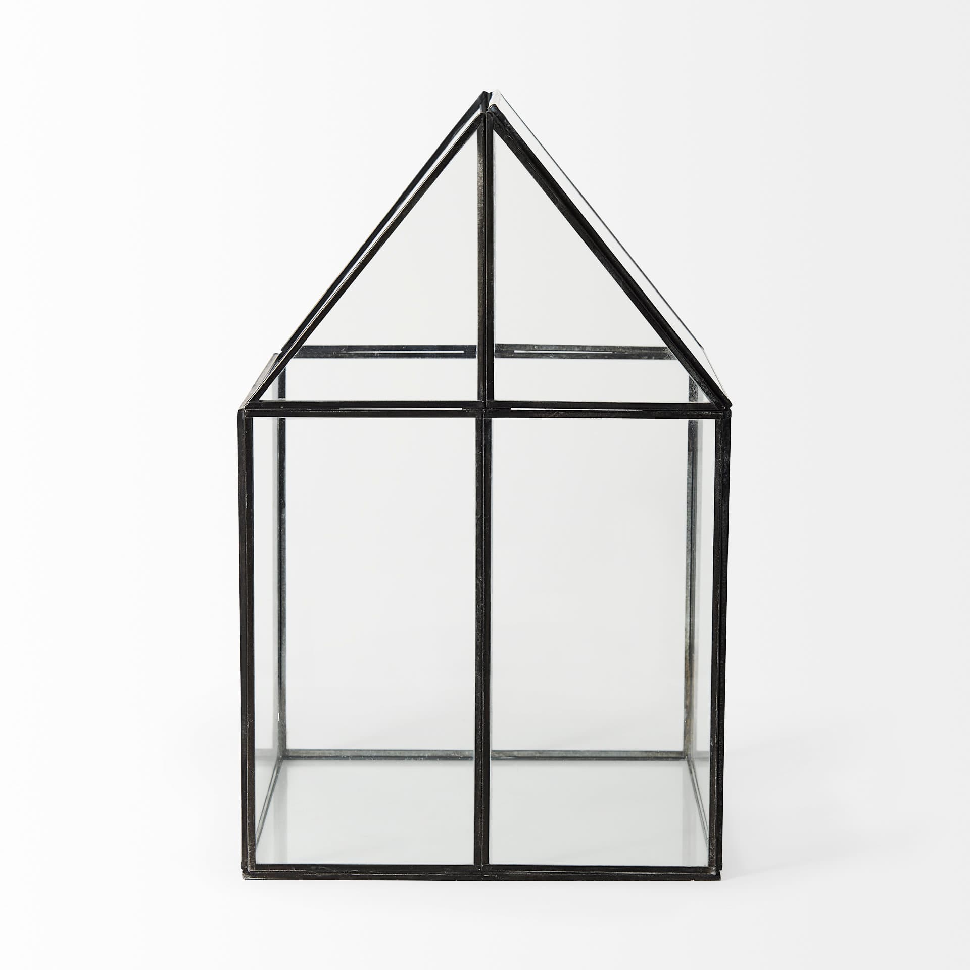 Sikes (Large) 10L x 10W x 16H Hut Terrarium W/Glass Base — product photograph