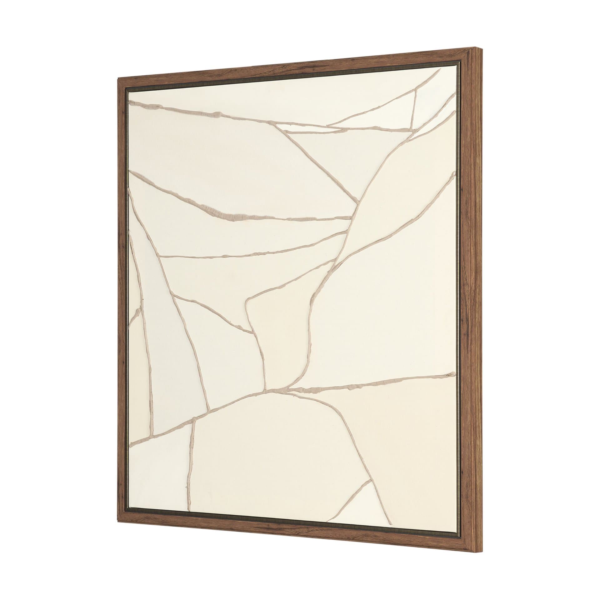 Field Patchwork II by Mercana Studio Handmade Original Framed Canvas Artwork — product photograph