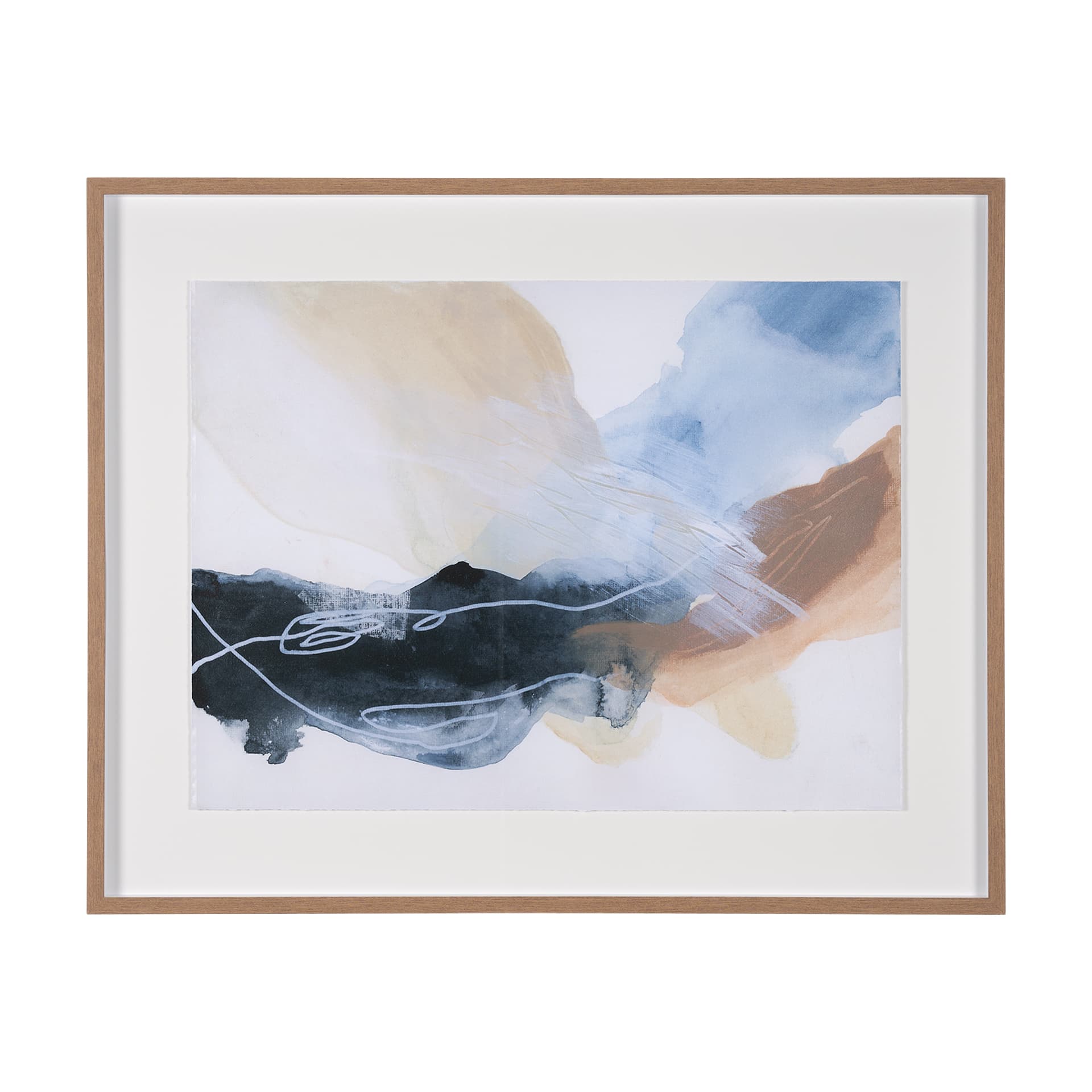 Healing by Ira Havuka a Hand Embellished Textured Framed Art Print Matted under Glass — product photograph