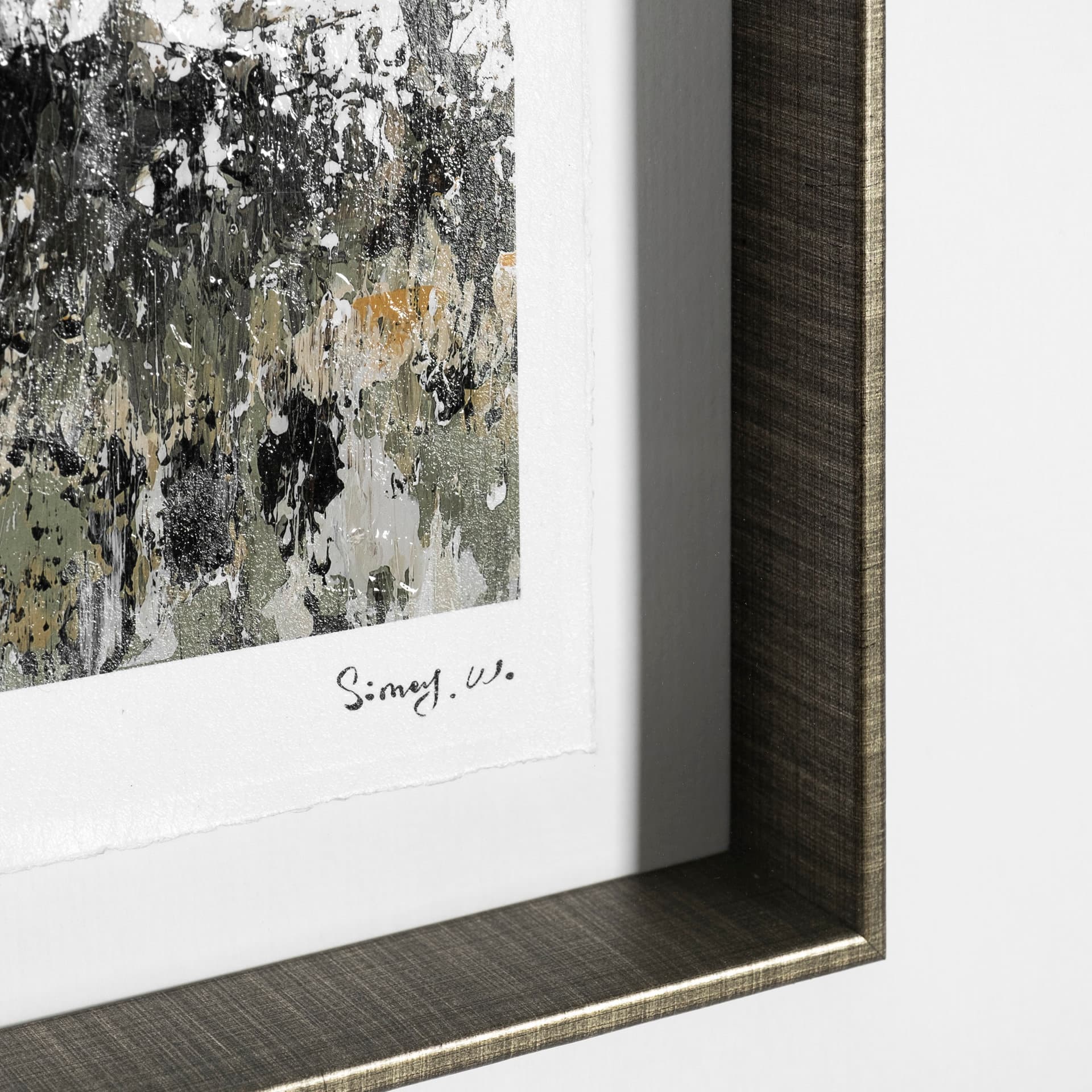 Abandoned Grain Elevator I by Mercana Studio Hand Embellished Framed Art Print Matted under Glass — product photograph