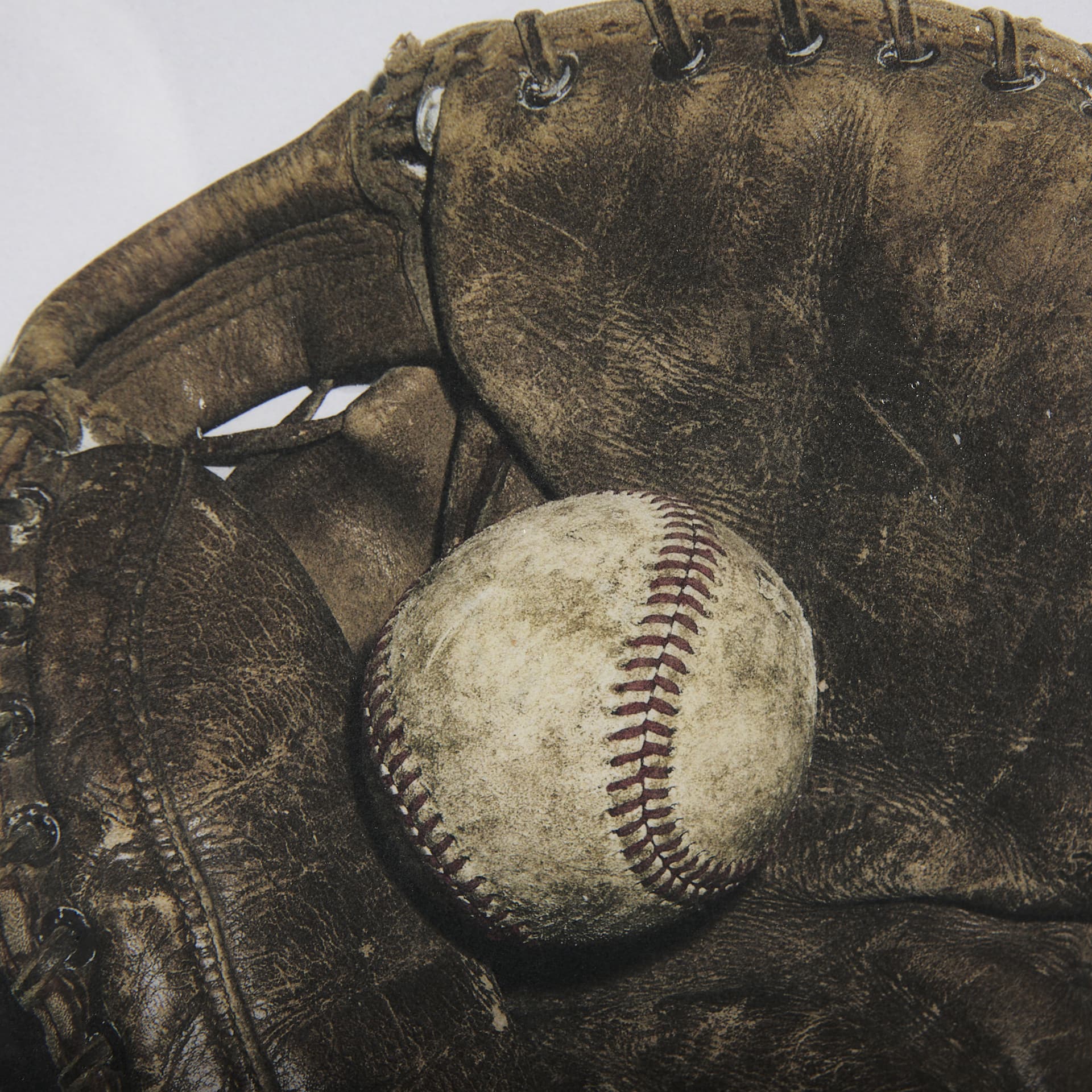 Double Play IV by Mercana Studio a Hand Embellished Textured Framed Photo Art Print Matted under Gla — product photograph
